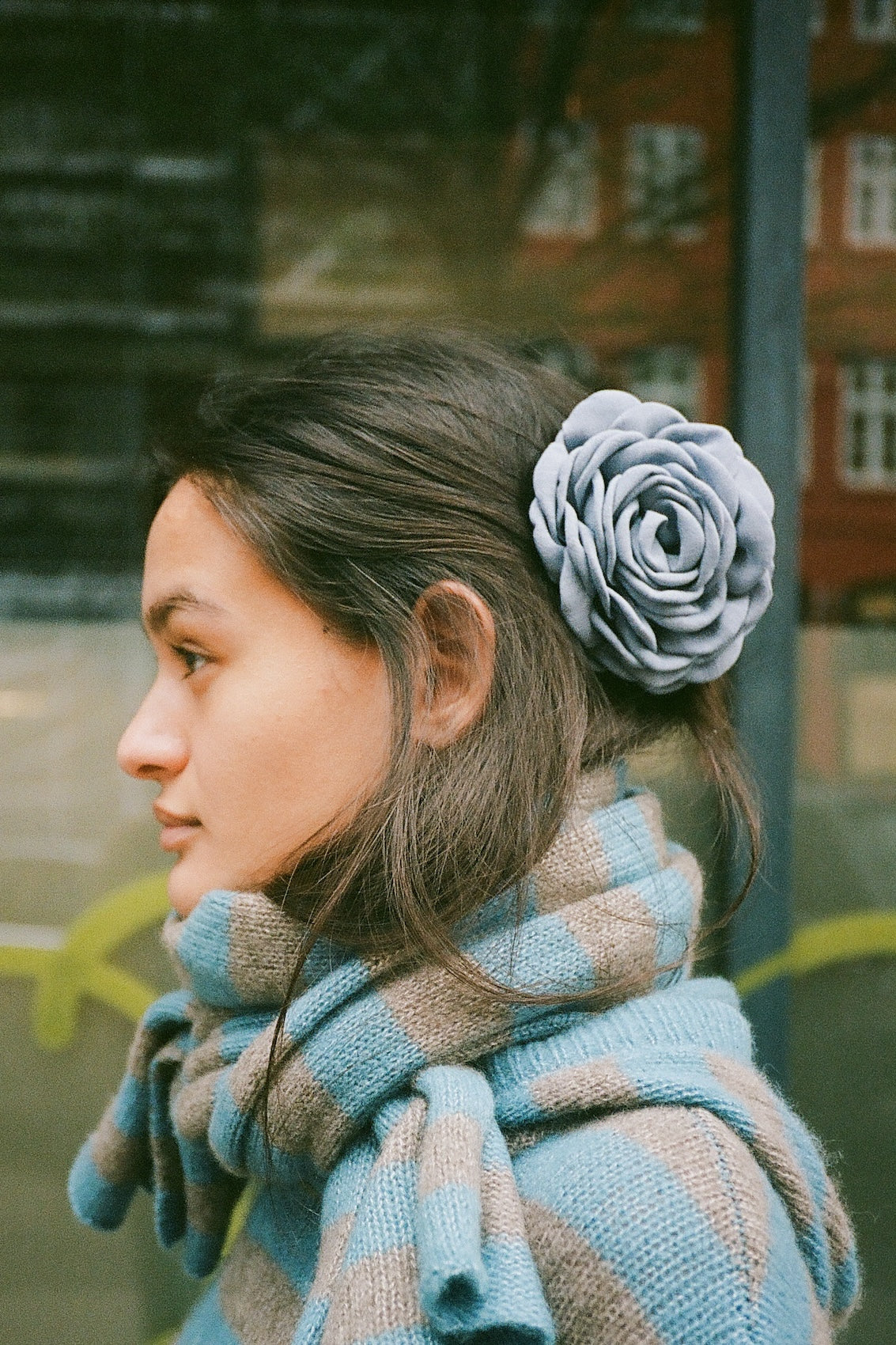 Rosie Hair Clip - Ocean Blue
