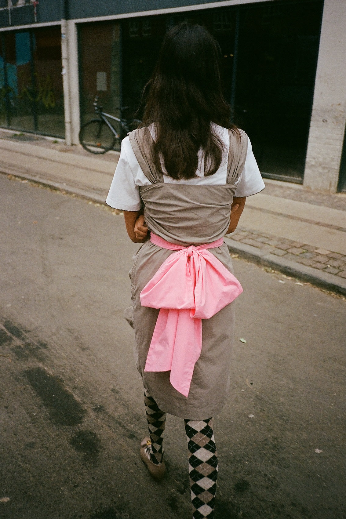Sophie Dress - Khaki Poplin