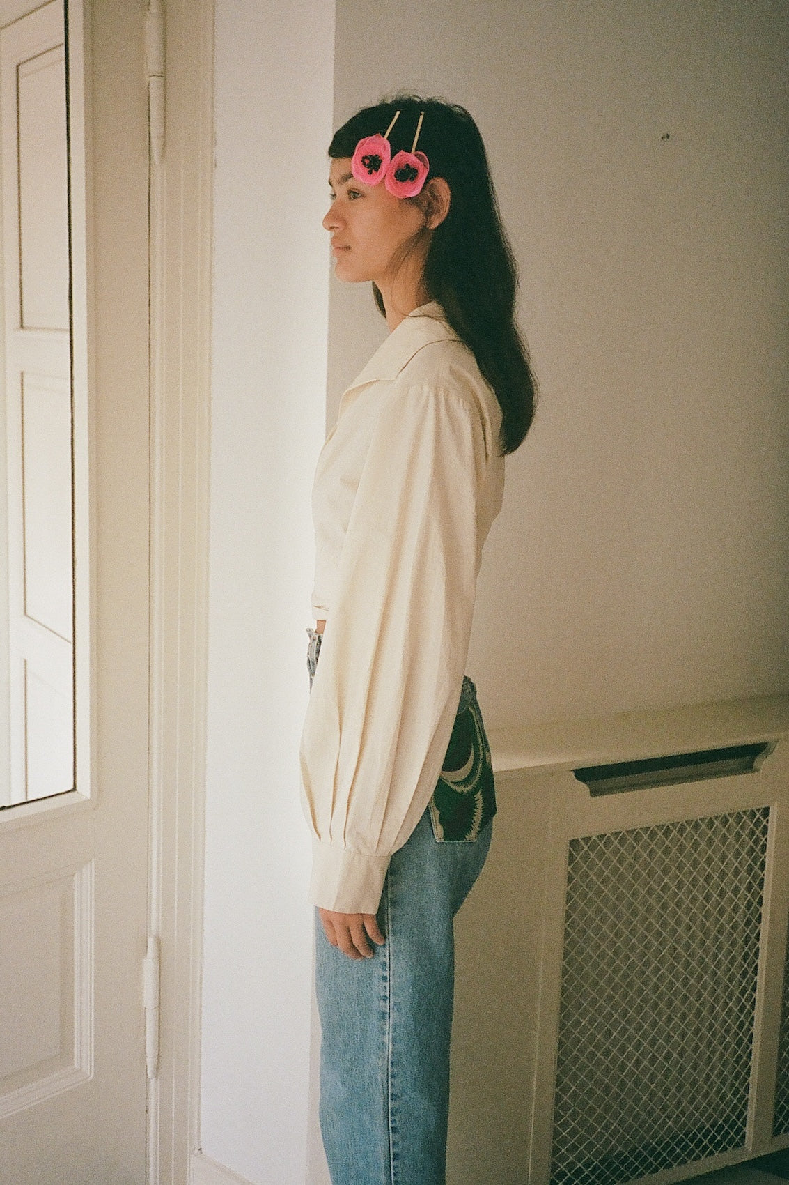 Nikita Blouse - Cream Poplin