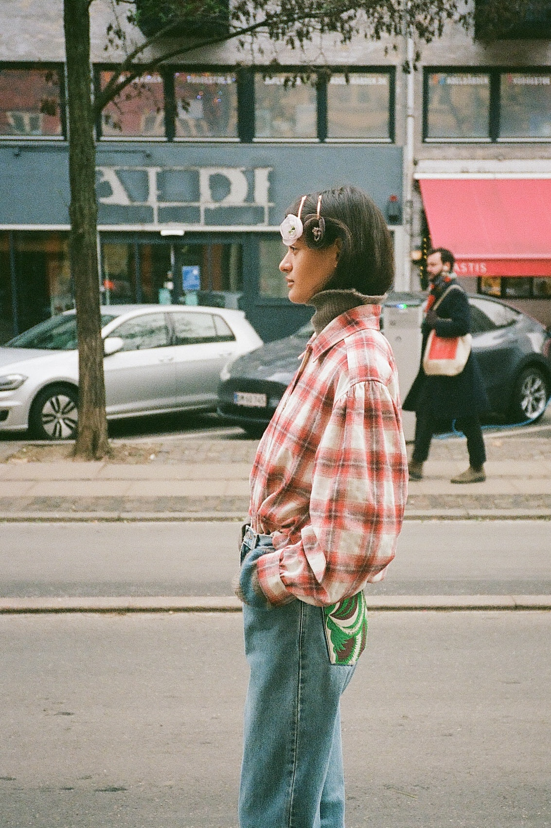 Hannah Shirt - Red/White Checkered