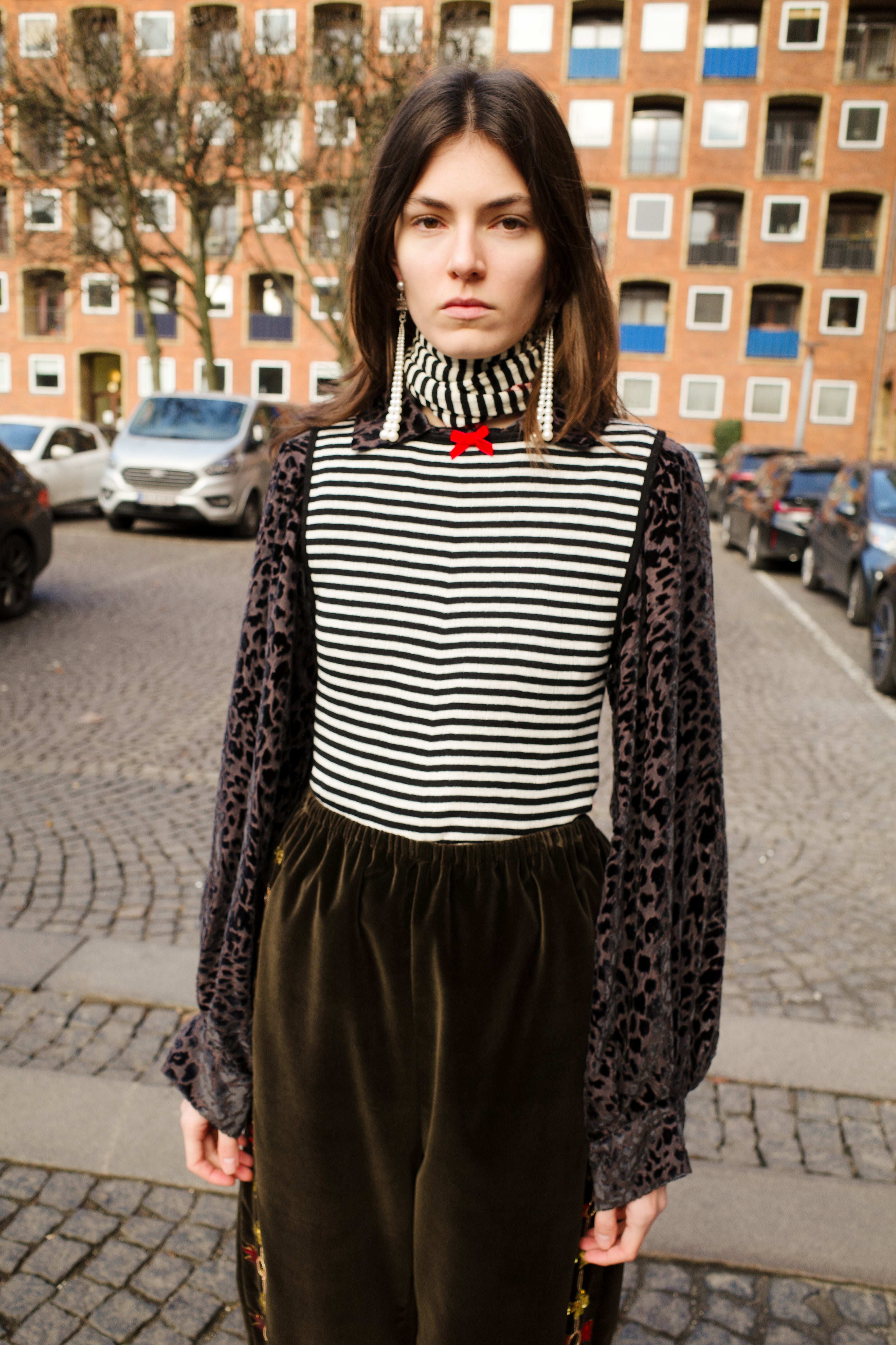 Tank Top Wool Black/ecru