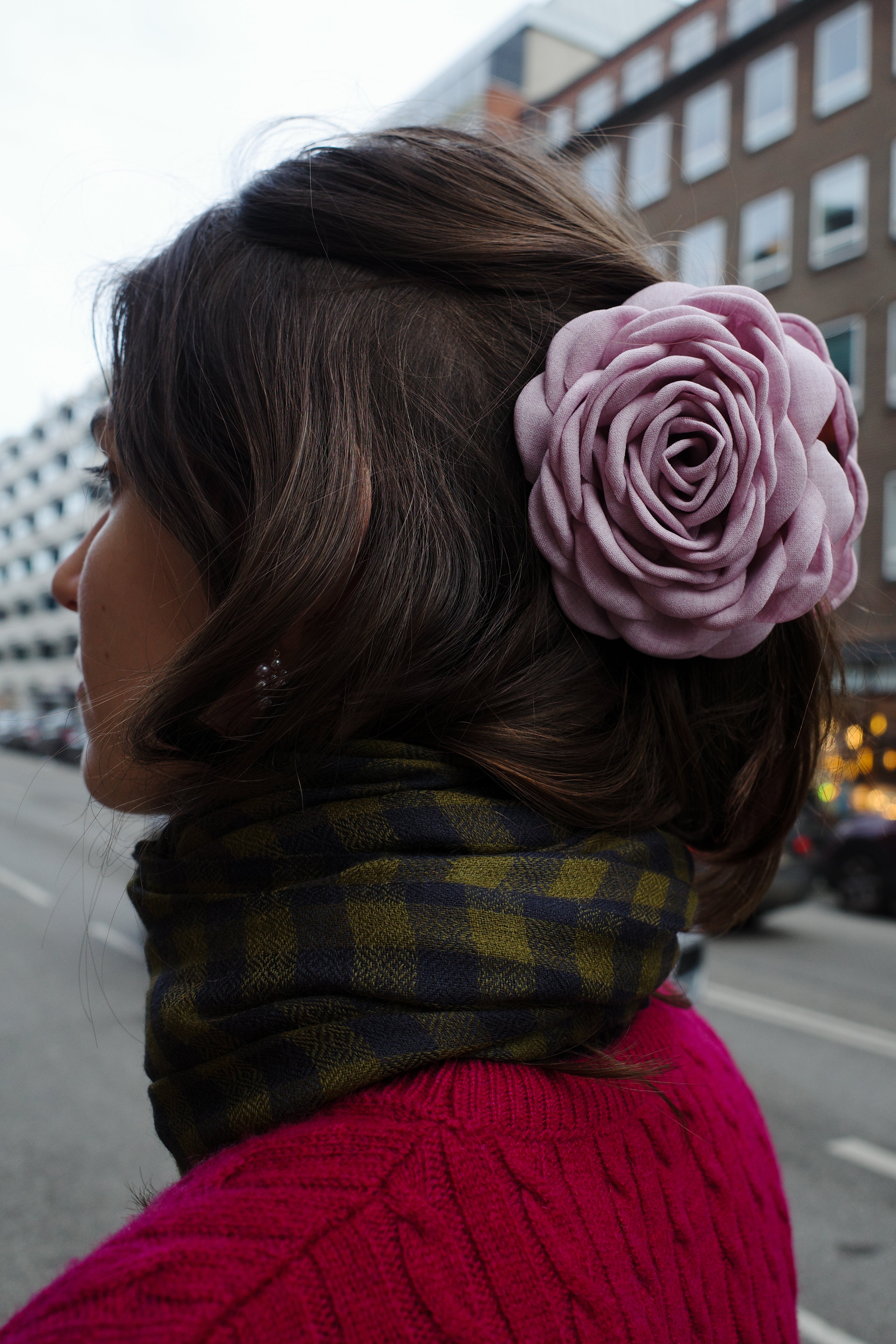 Rosie Hair Clip - Pale Pink