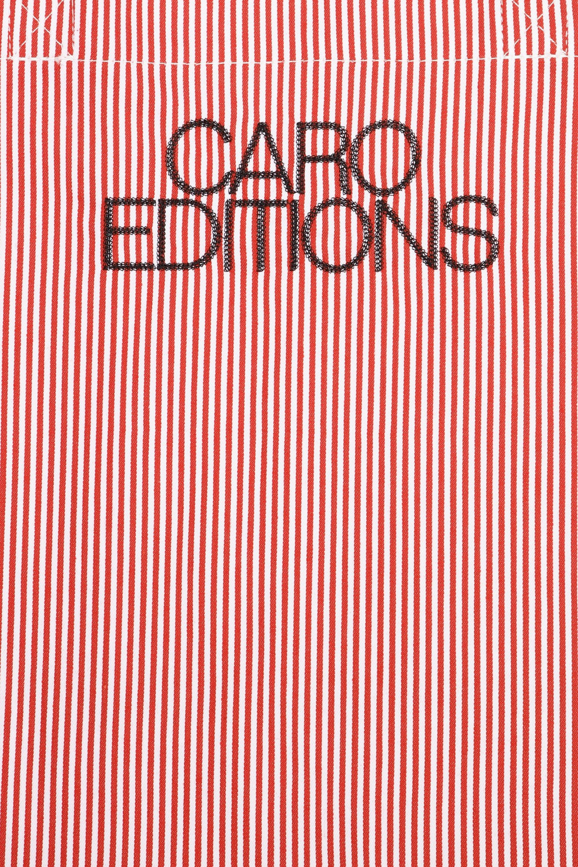 Tote Bag Large - Red White Stripe