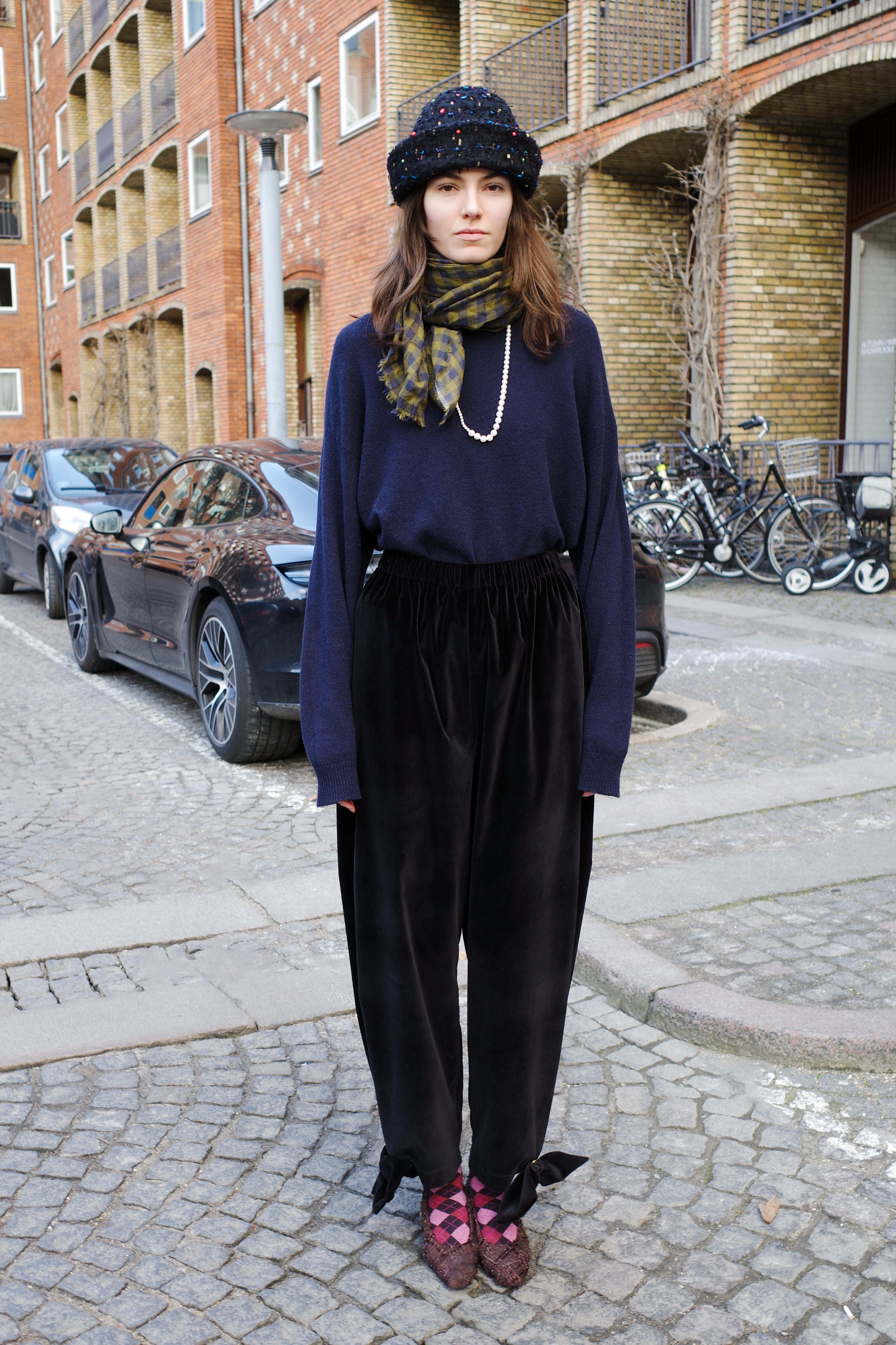 Coco Pants - Black velvet