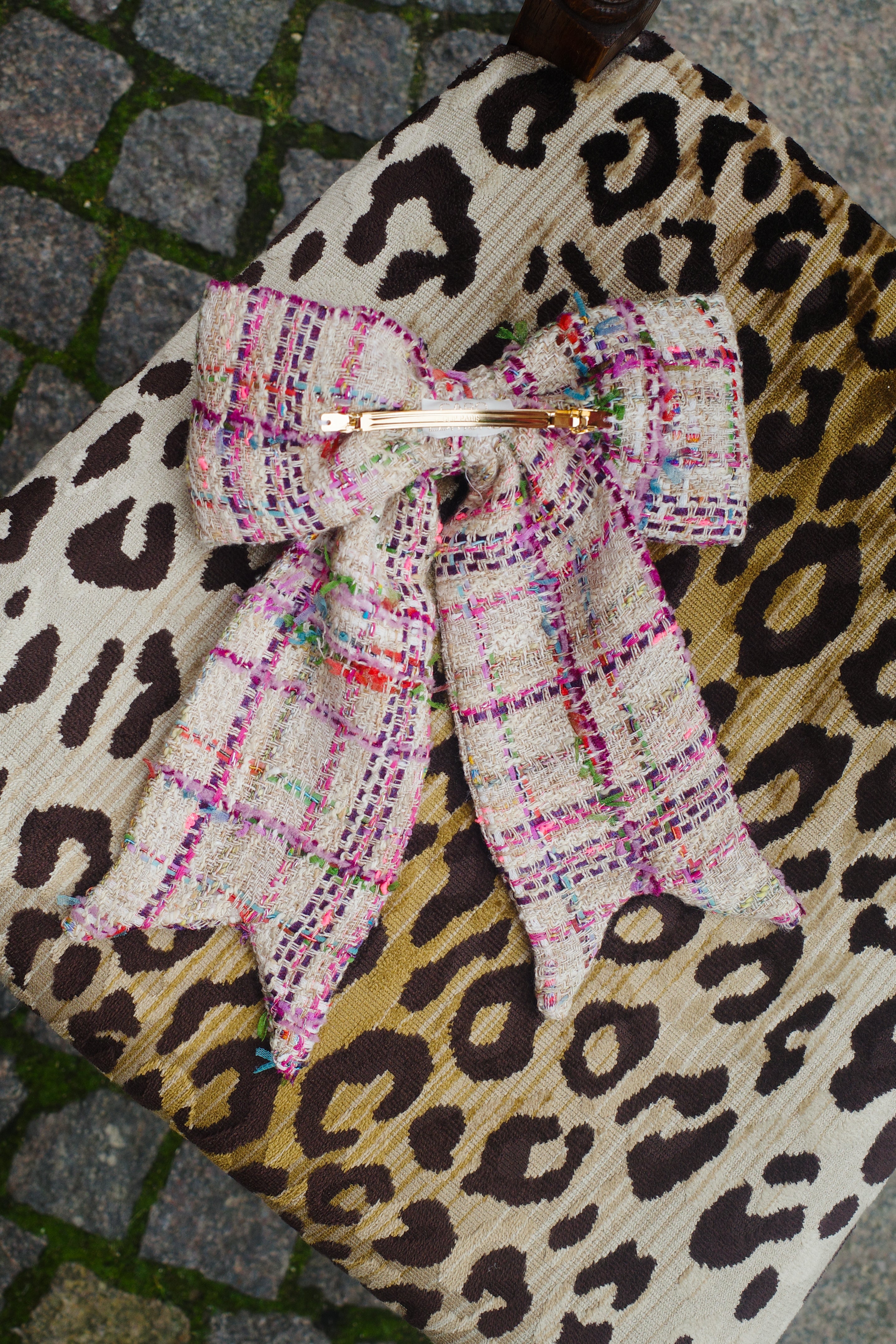 Caro Silk Bow Barrette