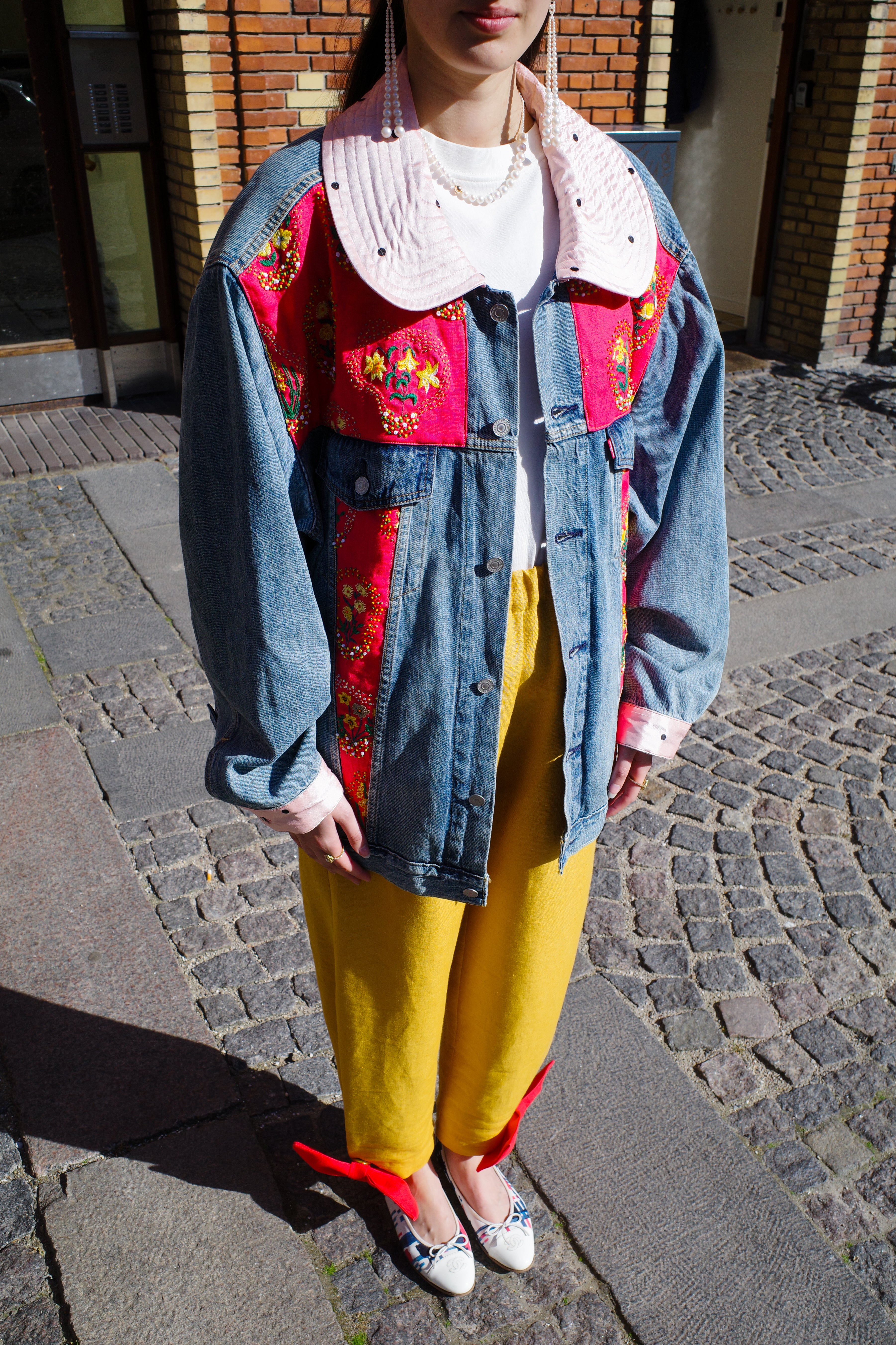 Upcycled Denim Jacket - One of a kind