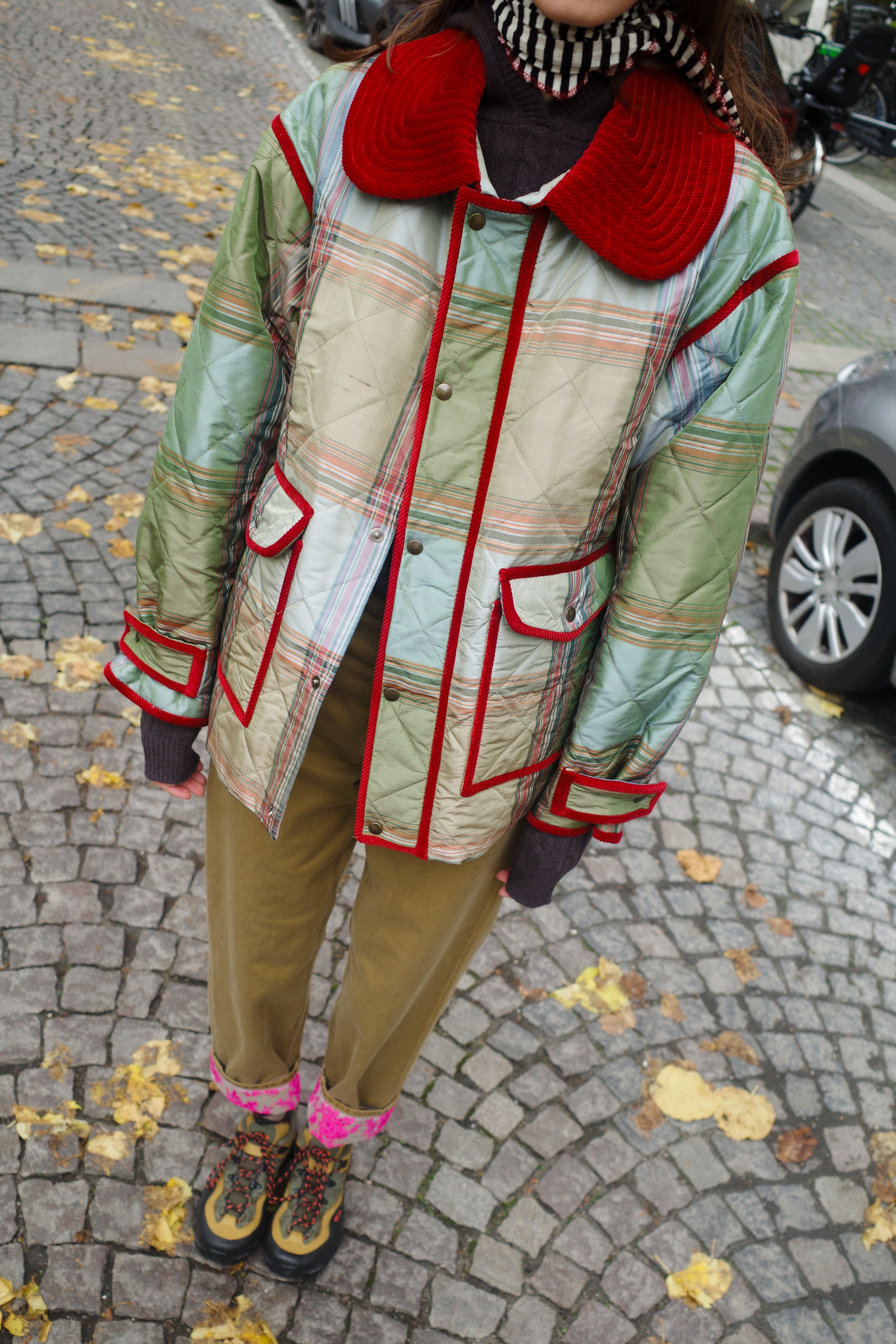 Harriet quilted silk jacket