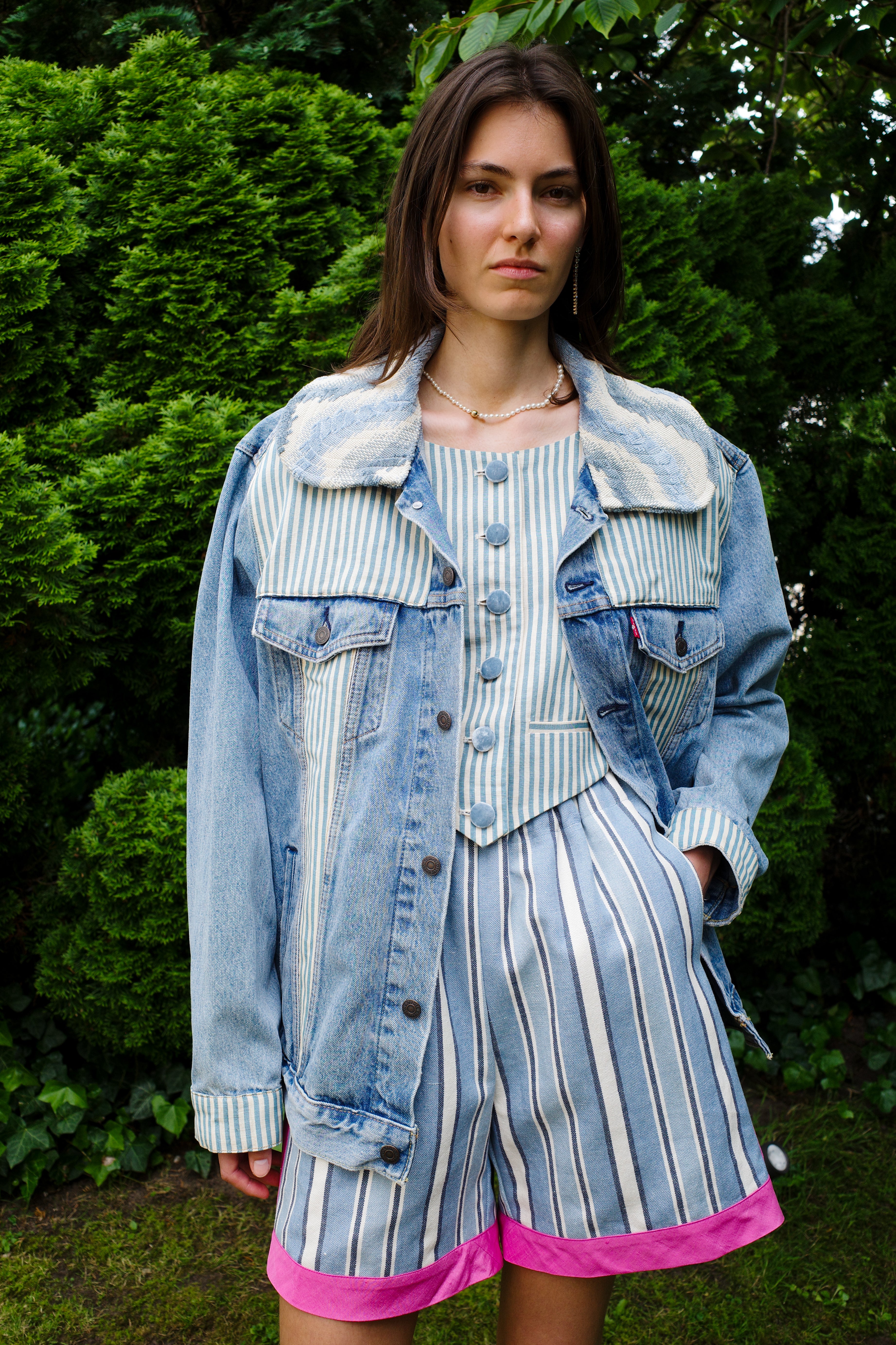 Upcycled denim x Tapet Cafe