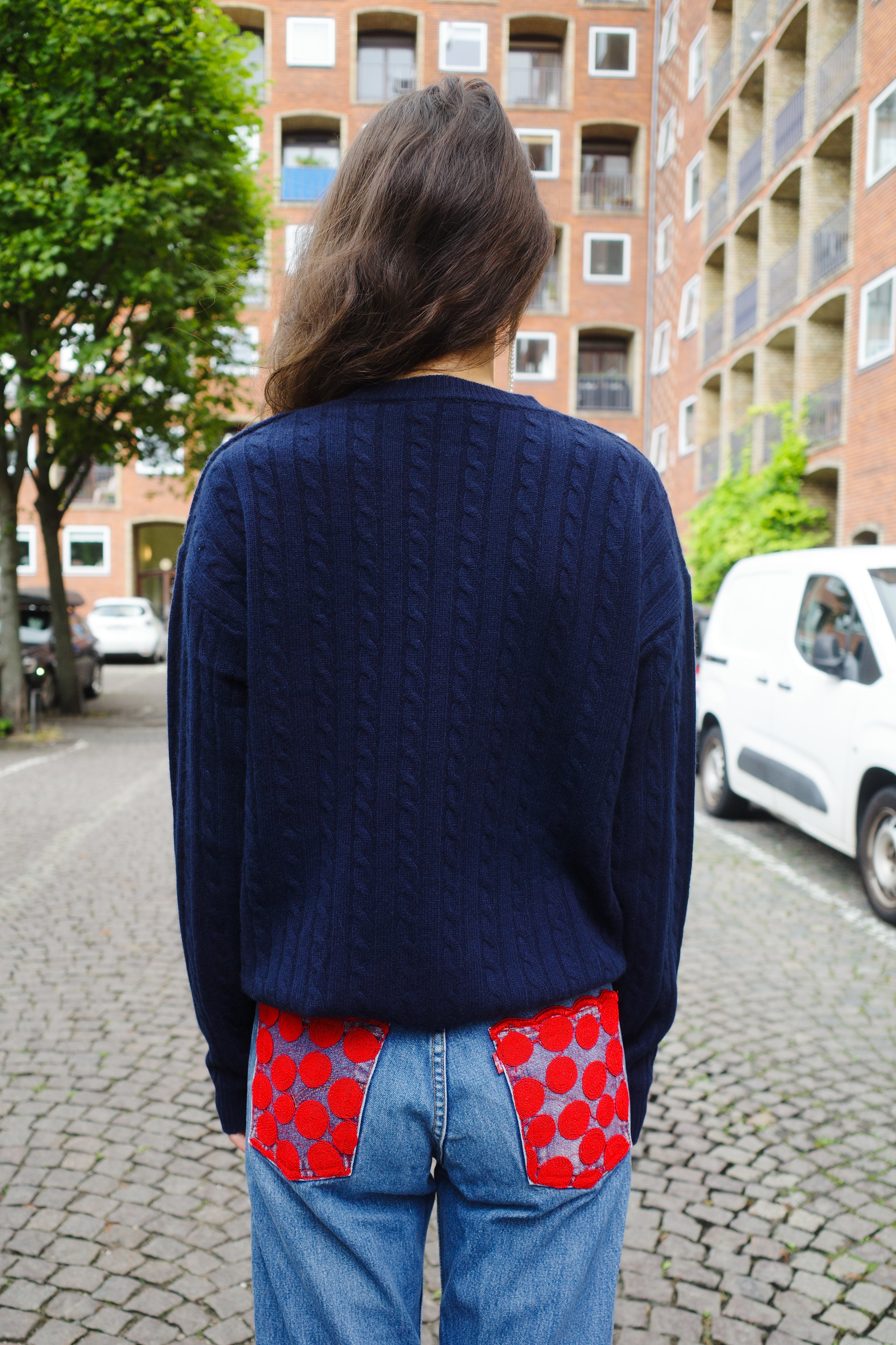 Kimberly Cable Jumper Cashmere Navy