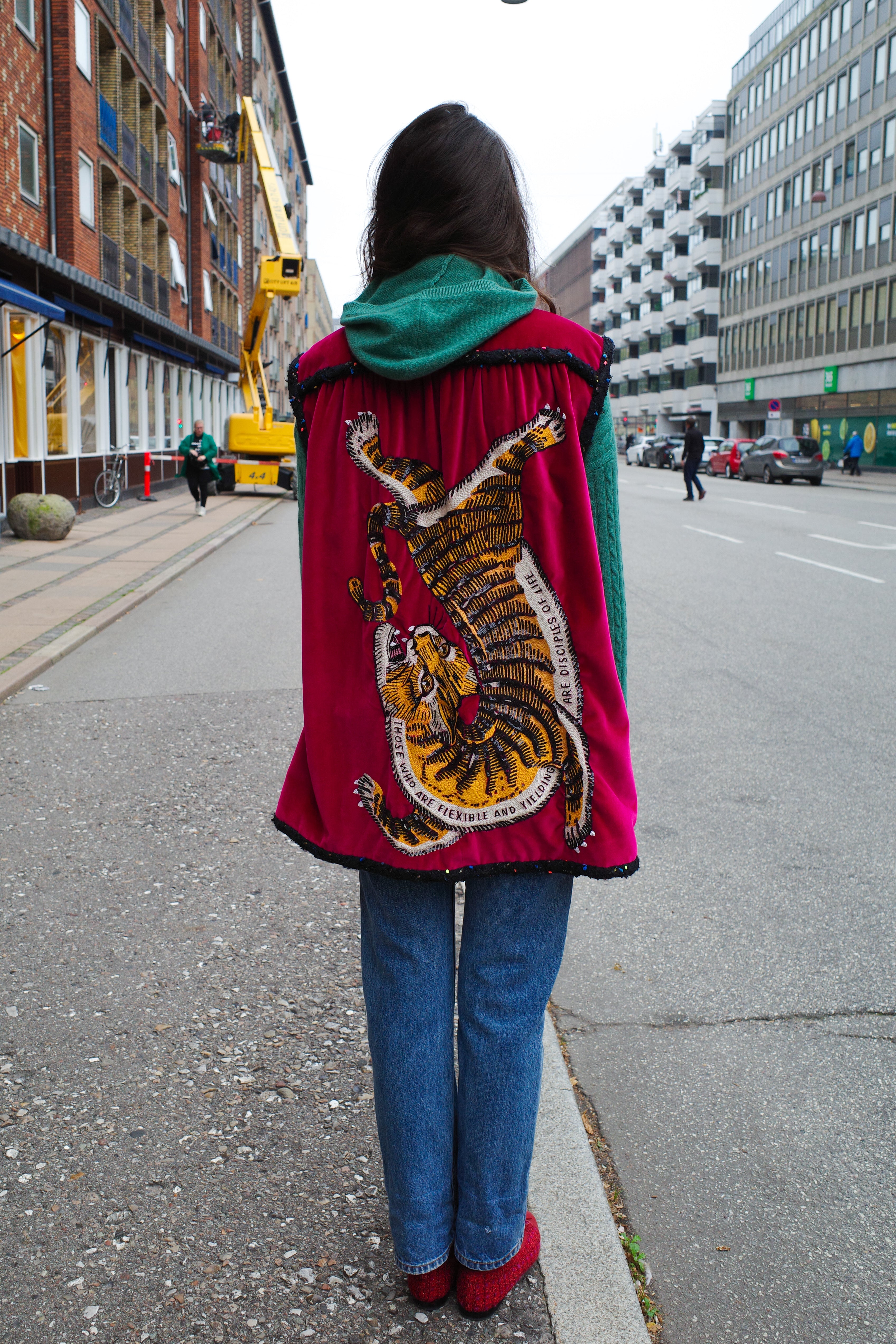 Gaia Vest - Tiger Embroidery