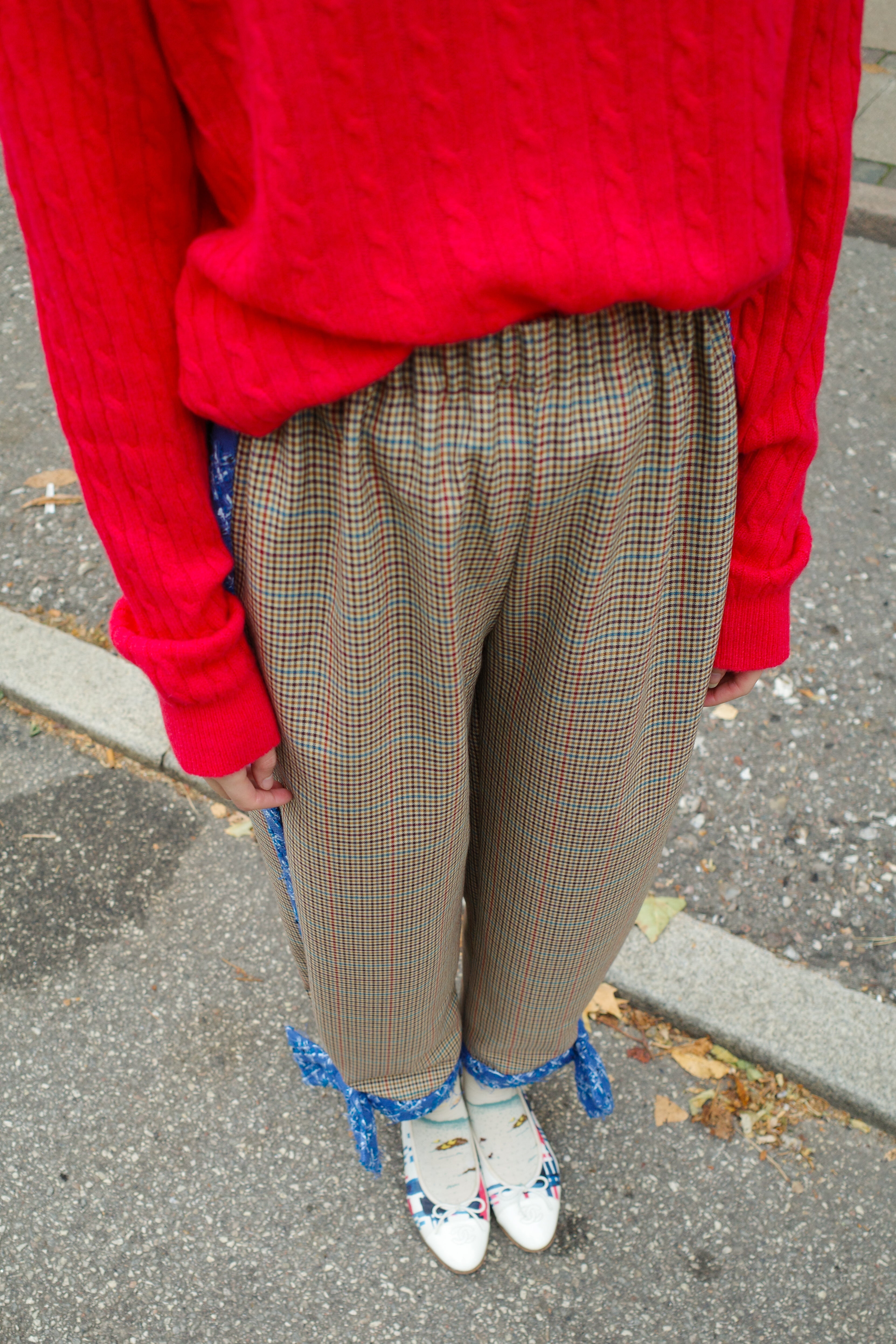 Coco pants - Blue Edges one-of-kind