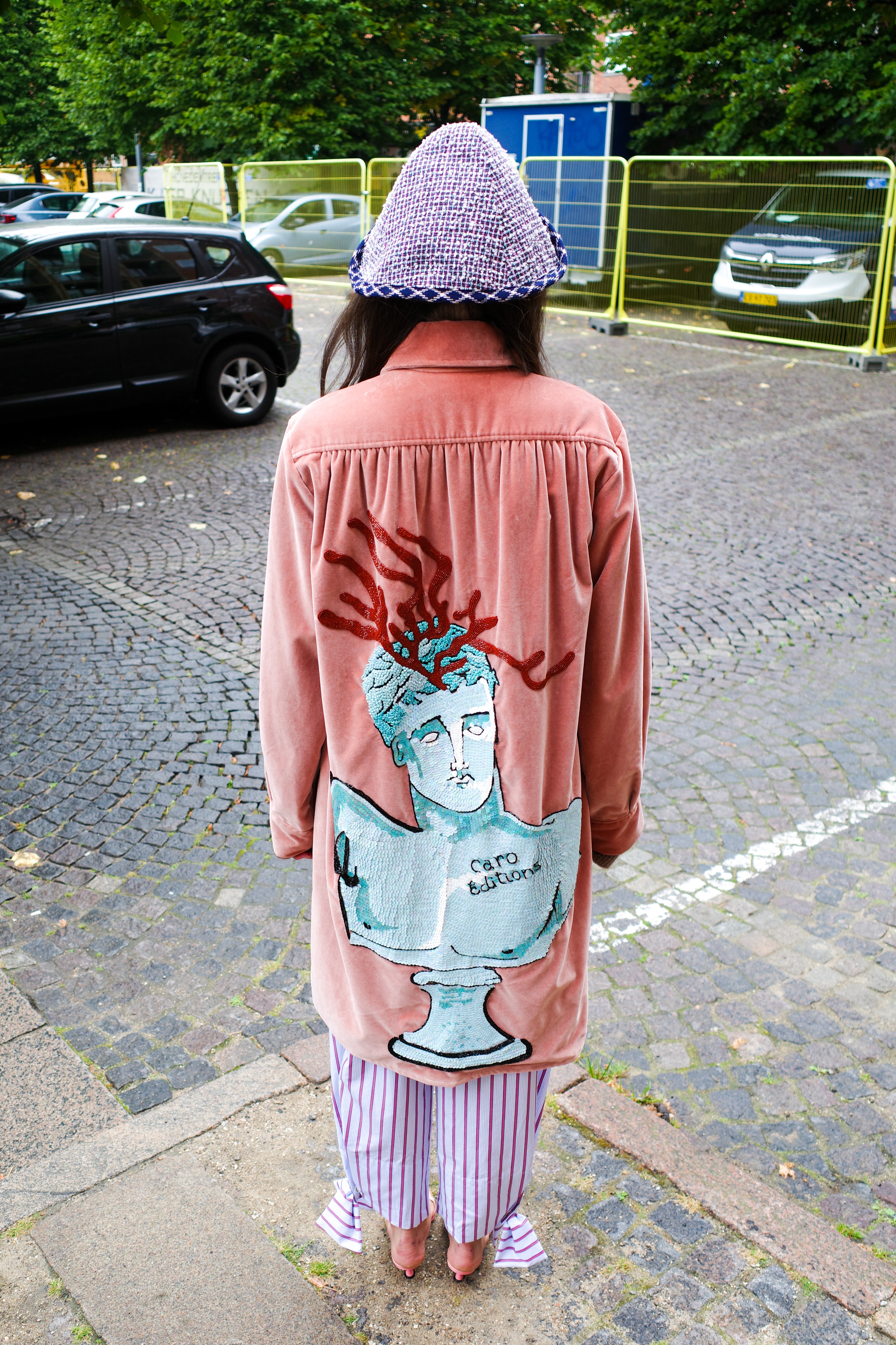 Gaia Coat - pale pink