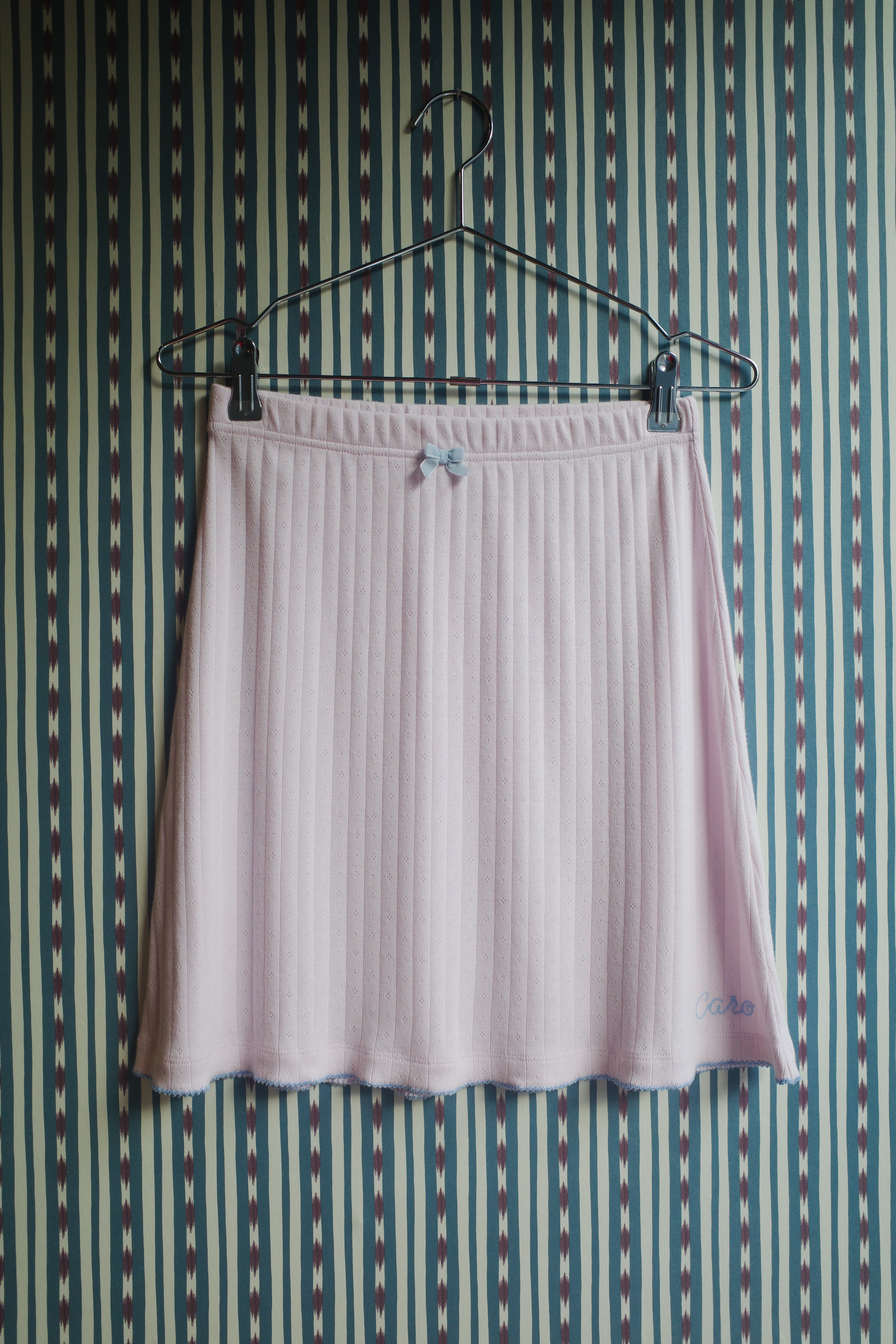 Caro Jersey Skirt - Pale Pink