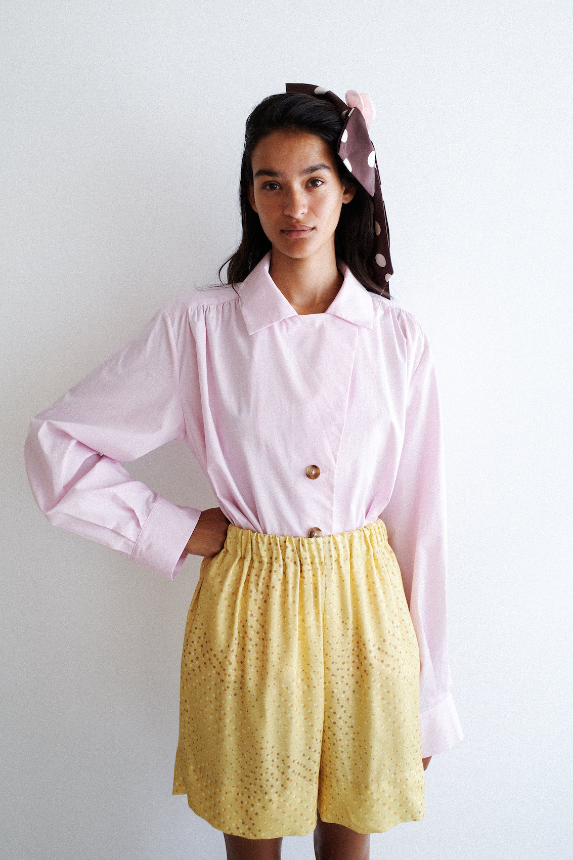 Bonsai Shirt - Pale Pink Poplin