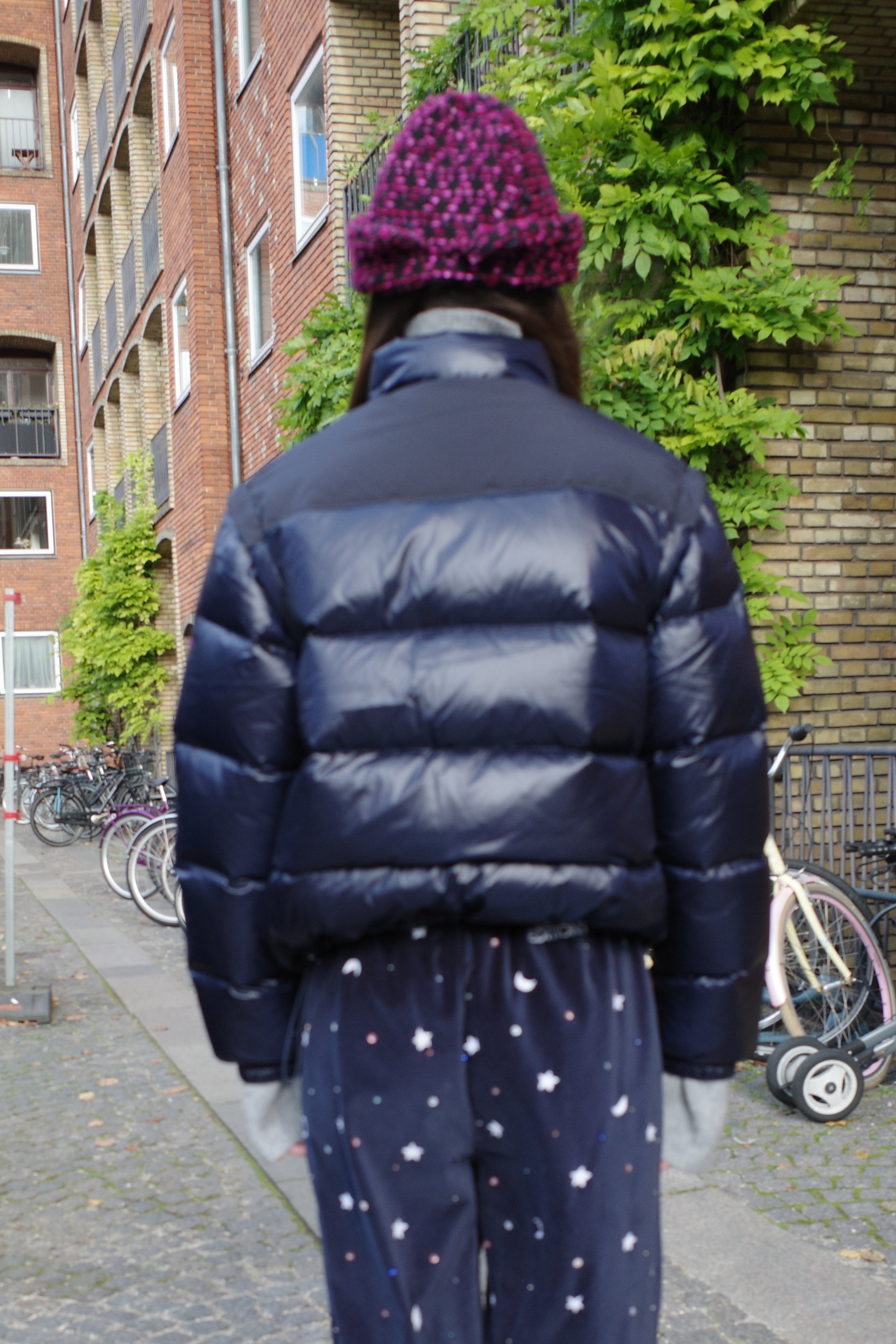 Caro Puffer - Navy