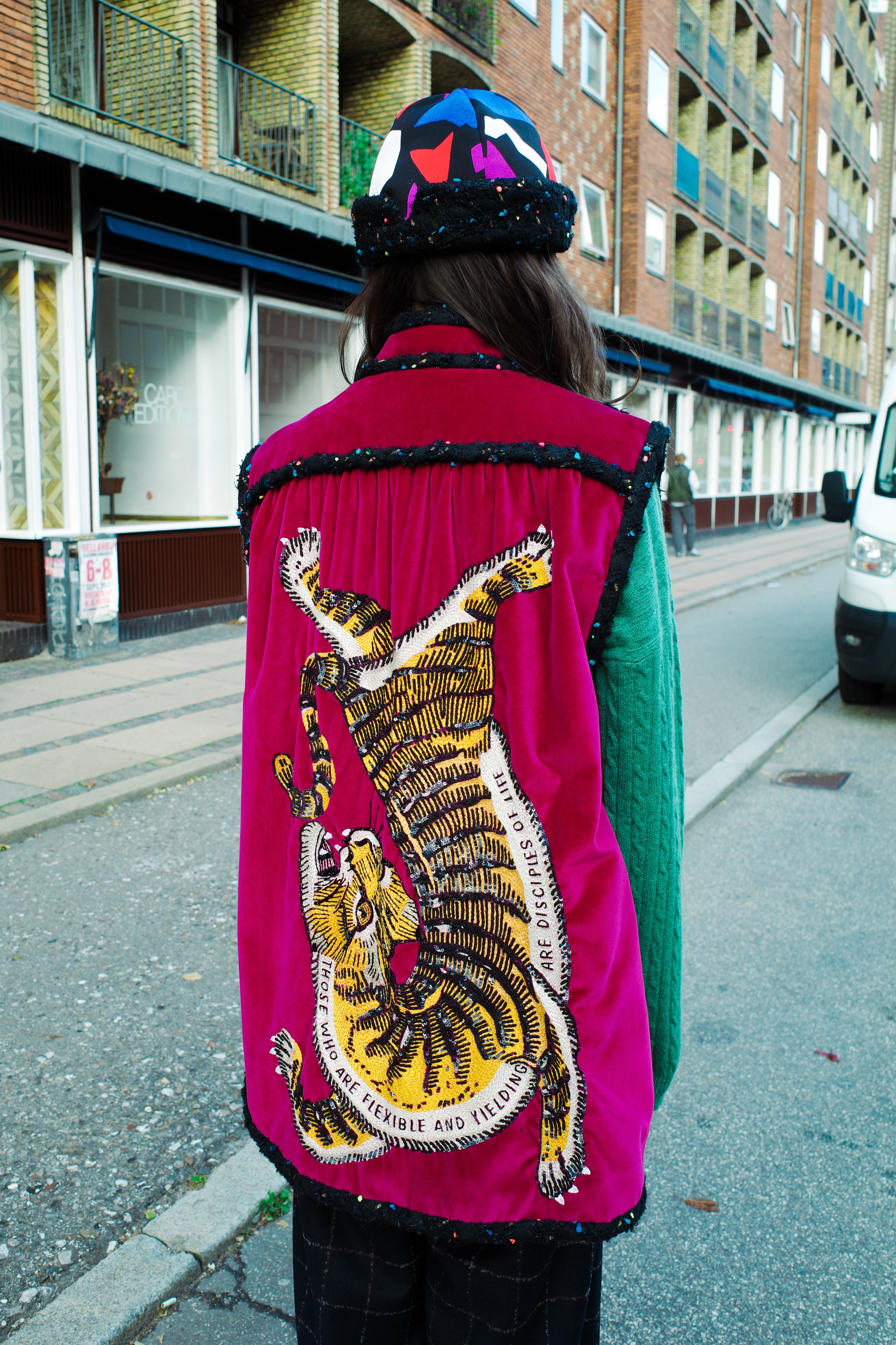 Gaia Vest - Tiger Embroidery