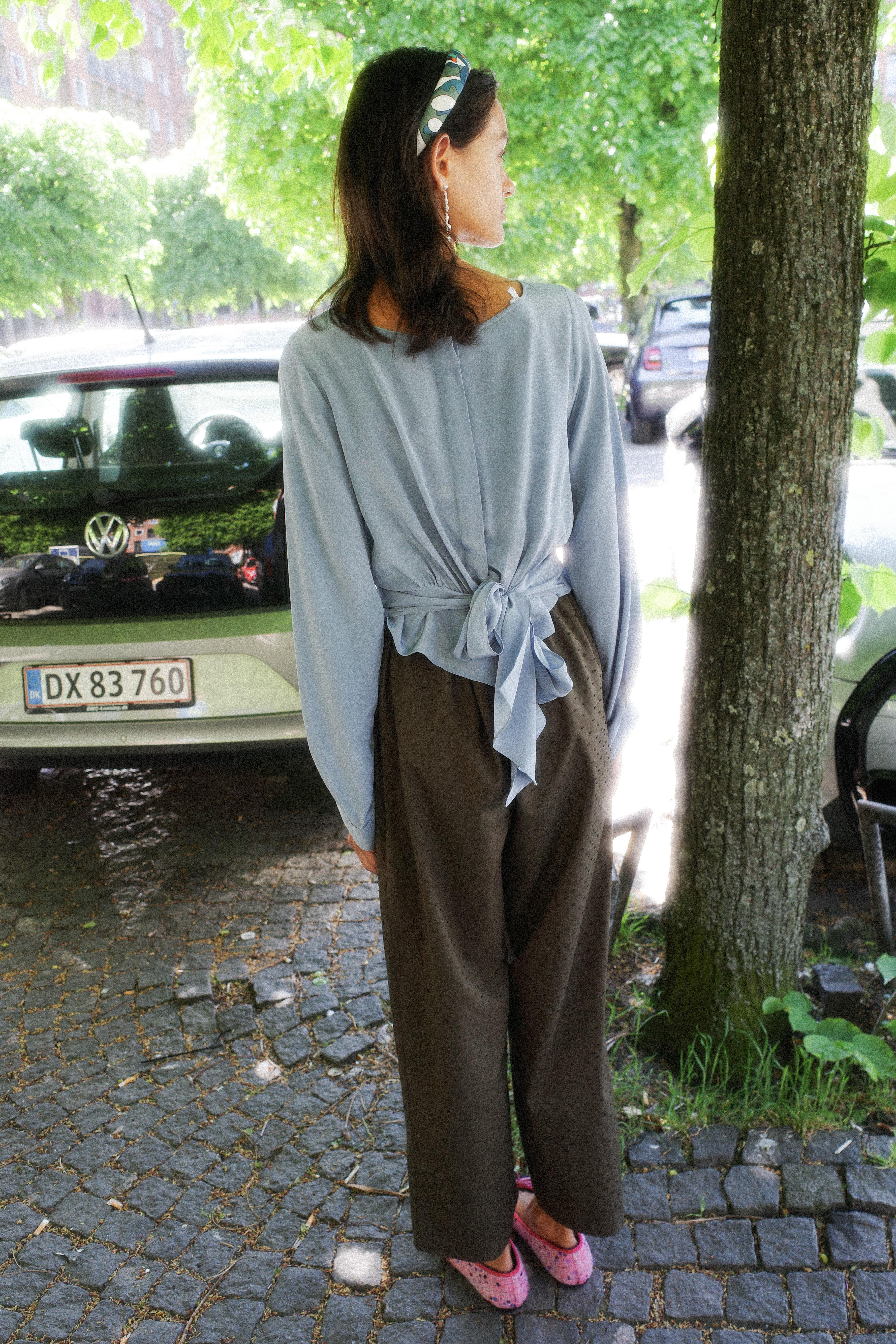 Olga Shirt - Dove Blue