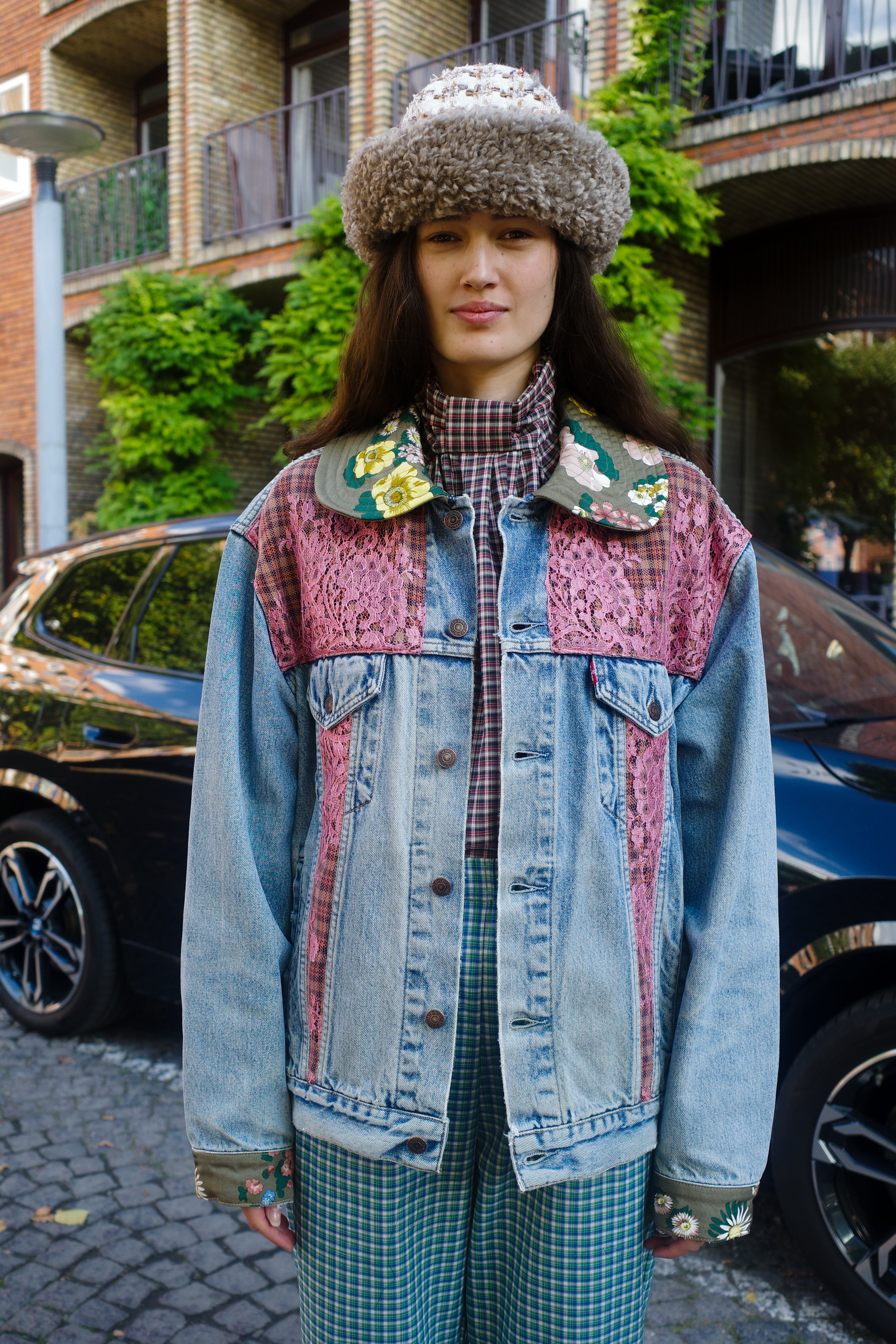 Upcycled Denim Jacket - One of a kind