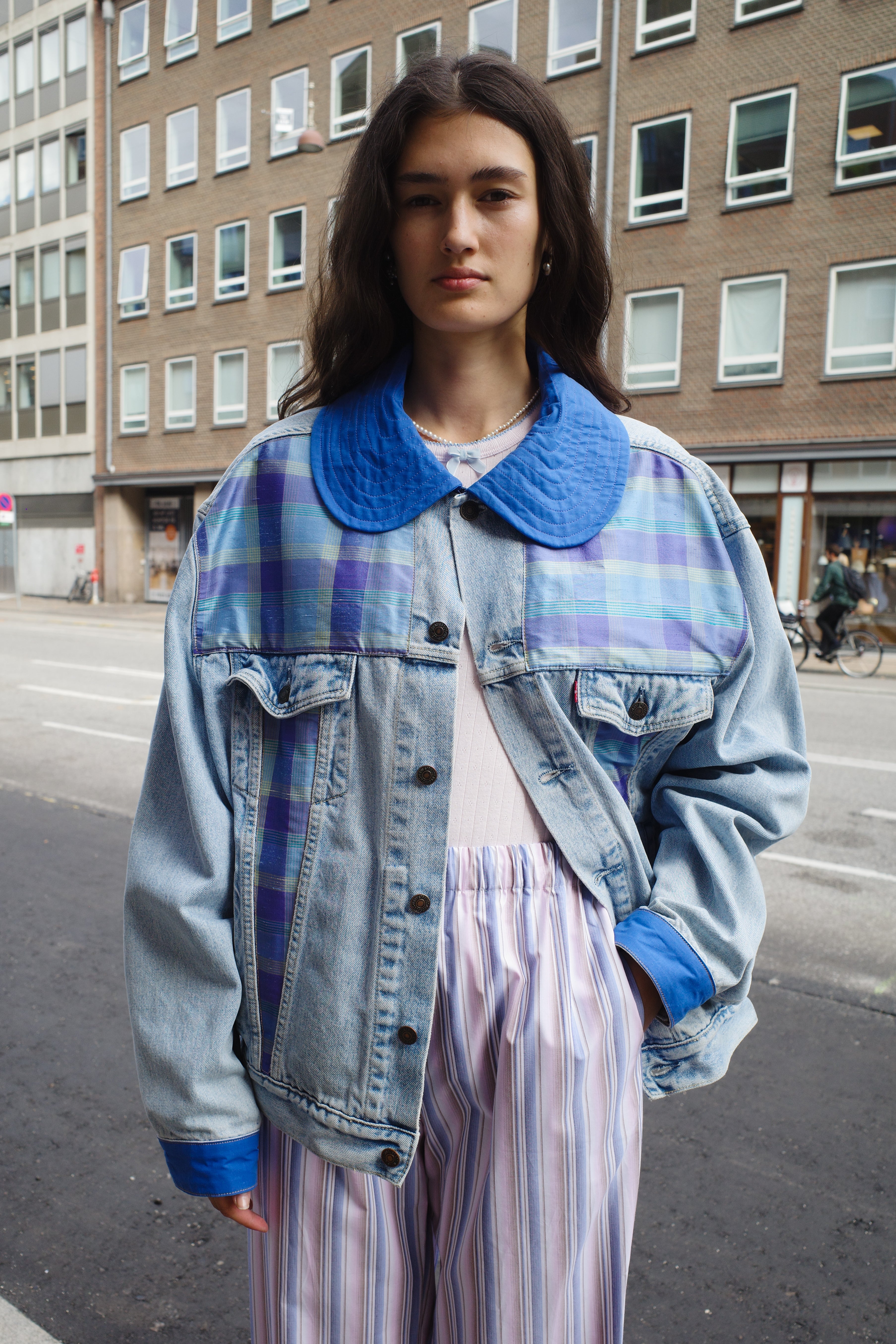 Upcycled Denim Jacket - One of a kind