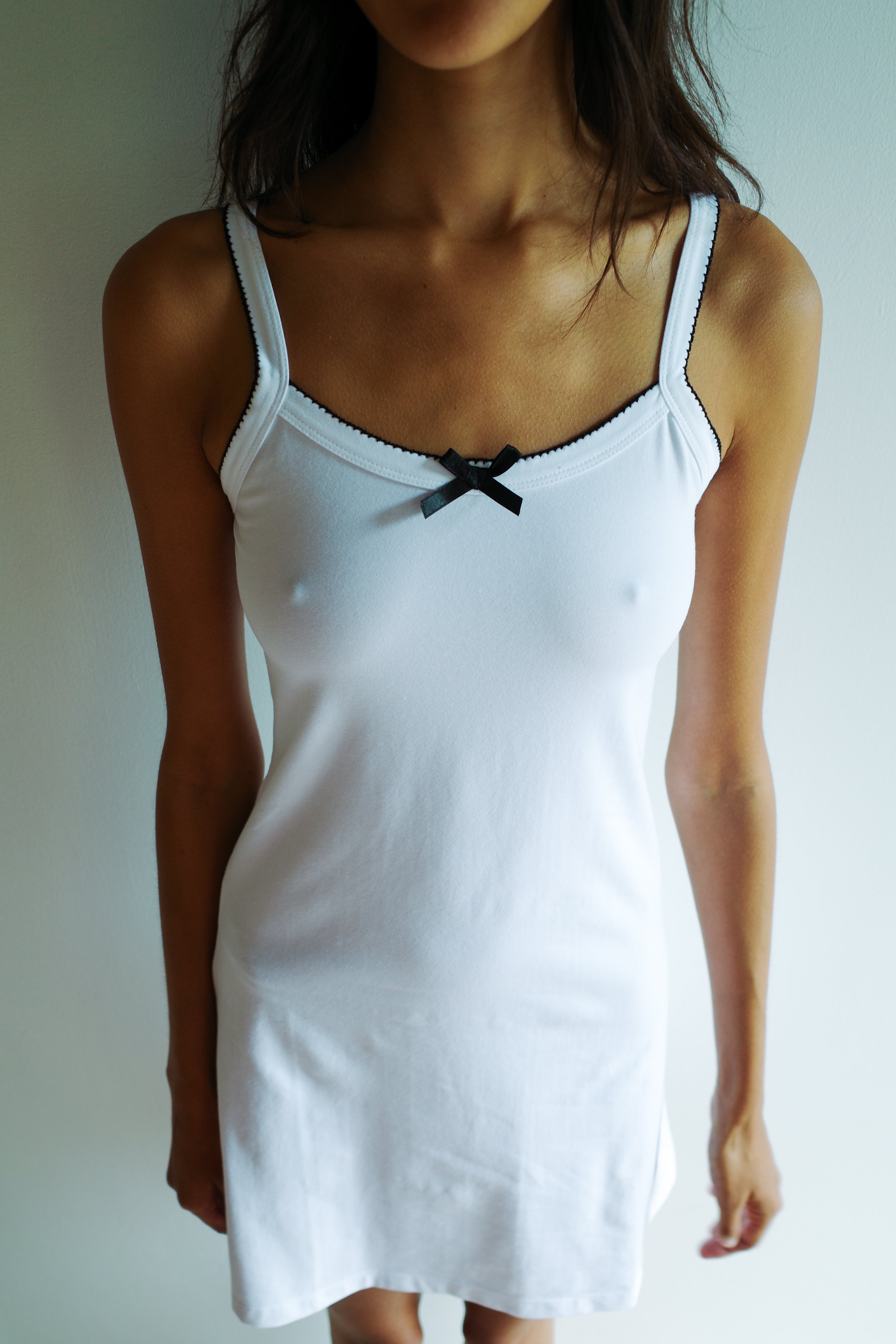 Caro Slip Dress - White