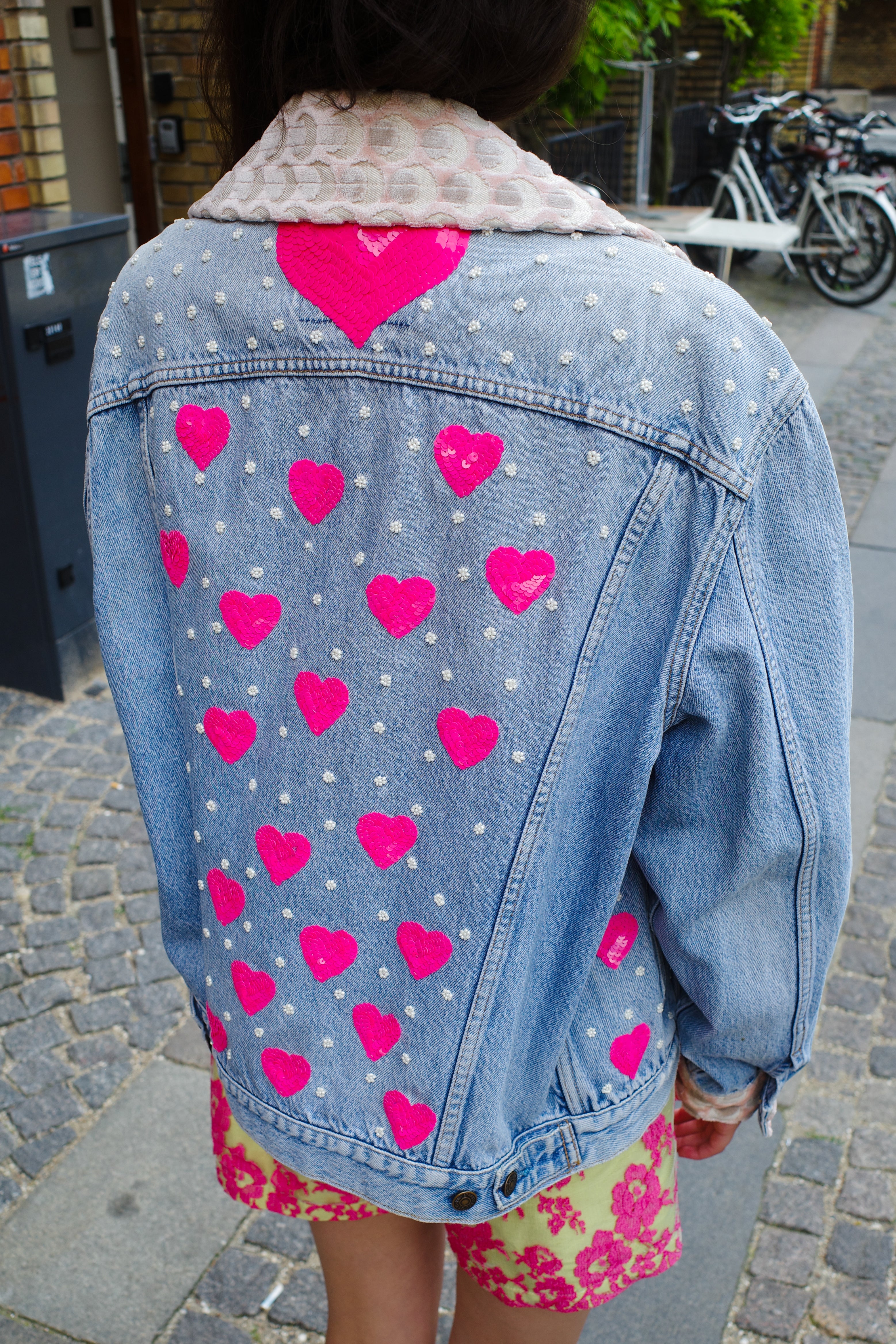 Upcycled Denim Jacket - One of a kind