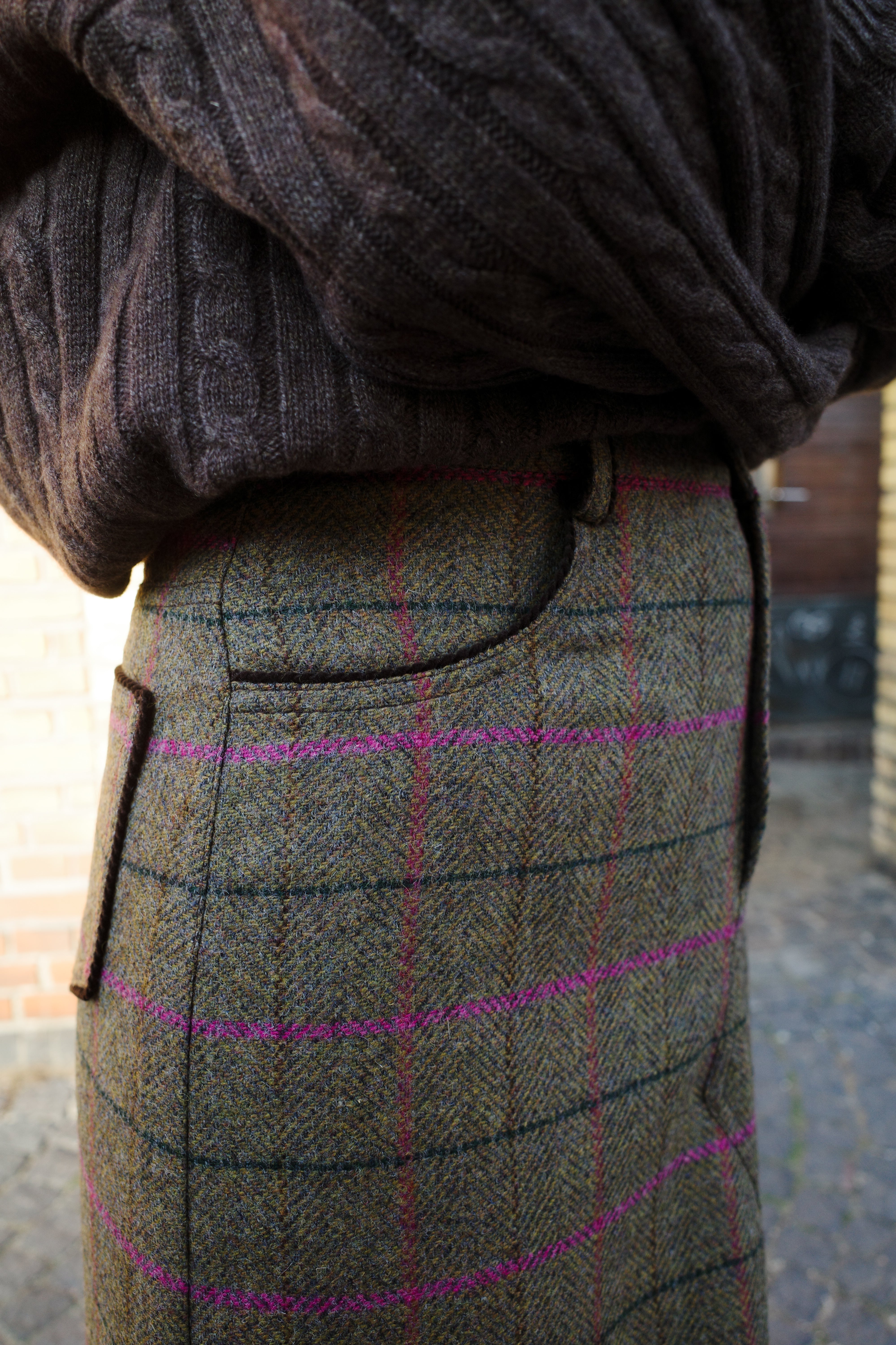 Nunu skirt - pink stripe