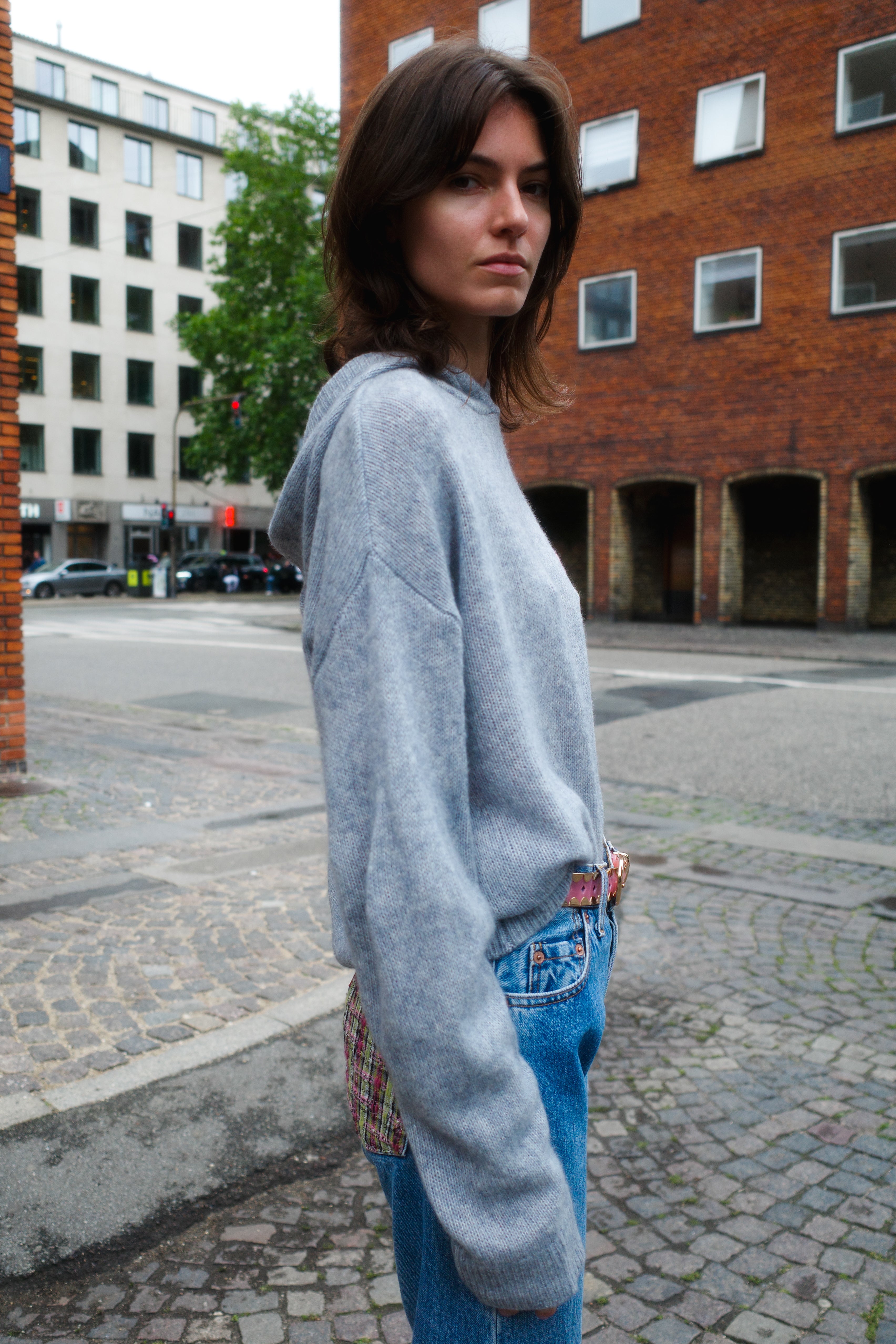 Viola Hoodie - Grey Melange