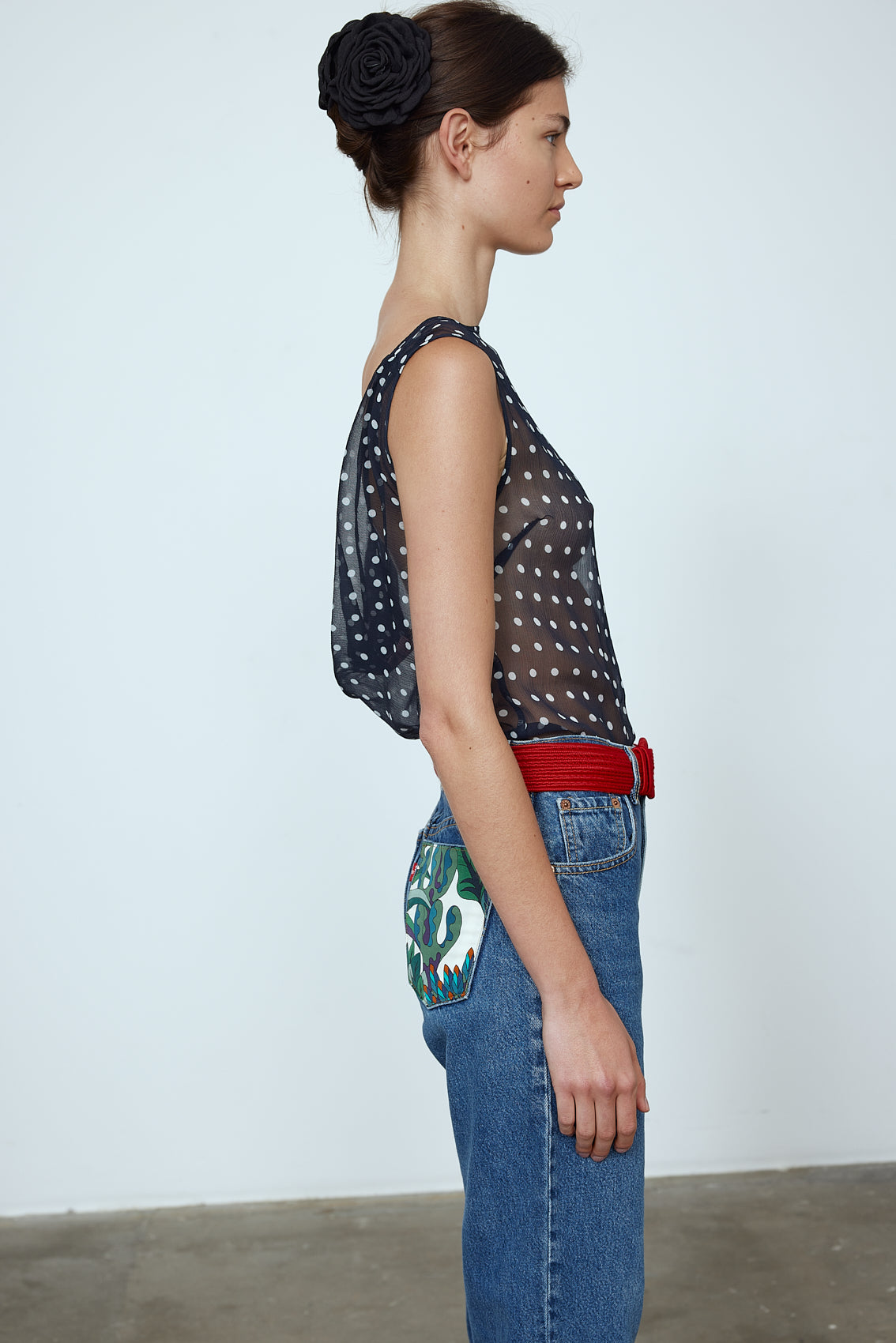 Upcycled Jeans - Leaf
