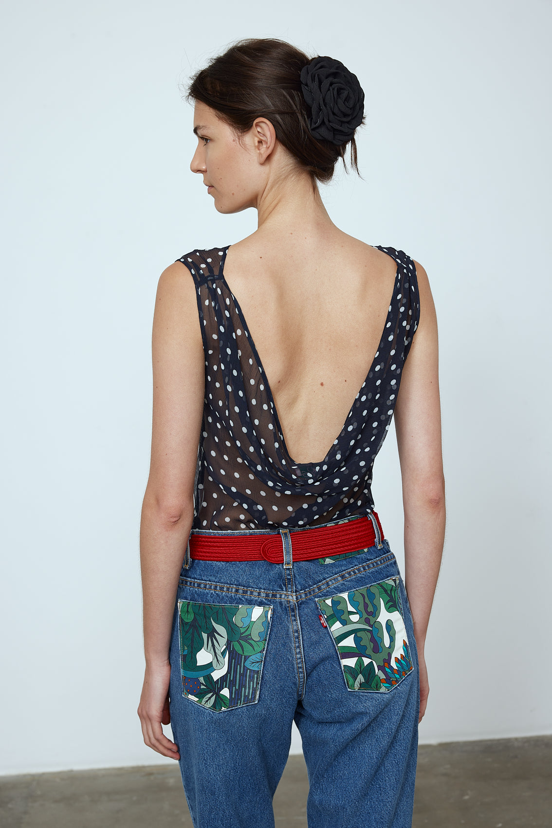 Upcycled Jeans - Leaf