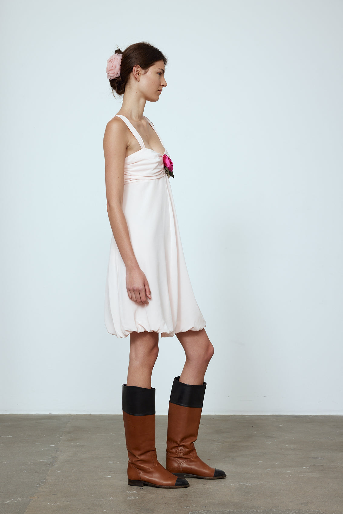 Zoe Dress - Baby Pink