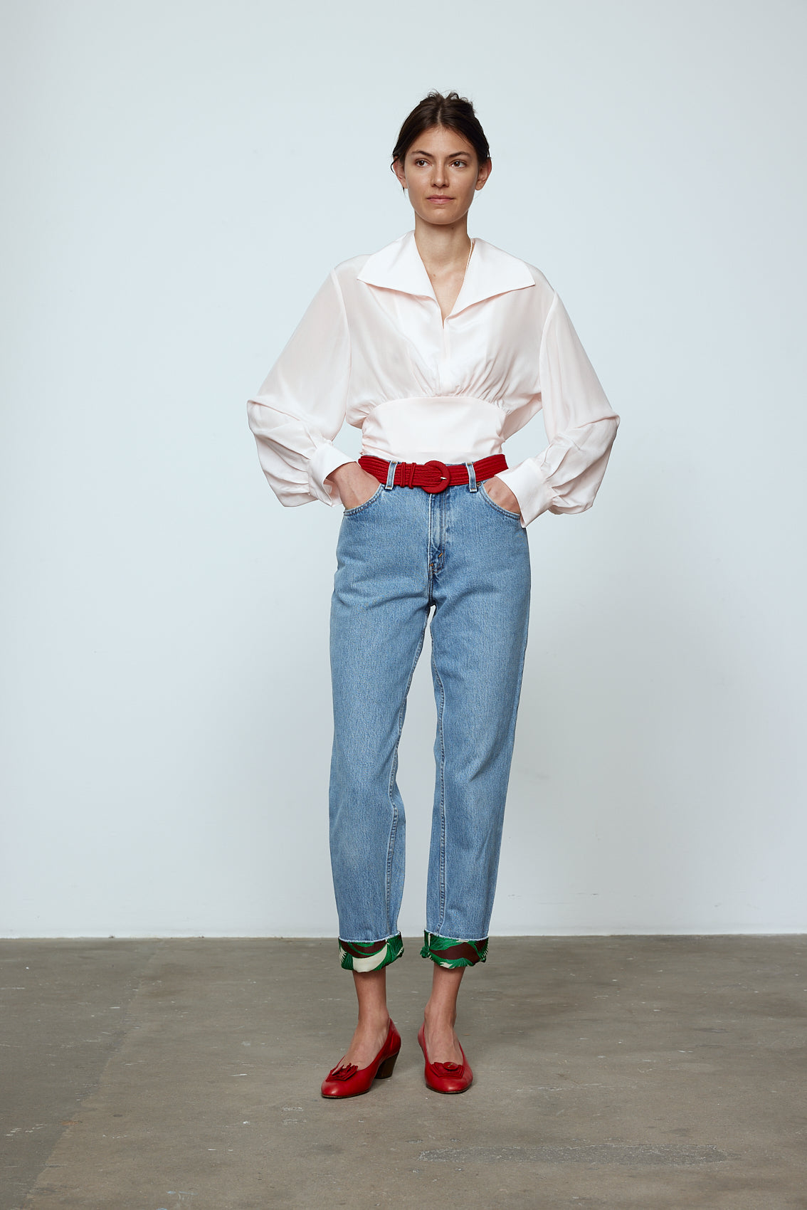 Upcycled Jeans - Blossom
