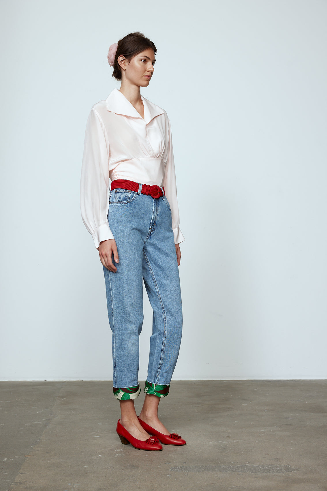 Upcycled Jeans - Blossom