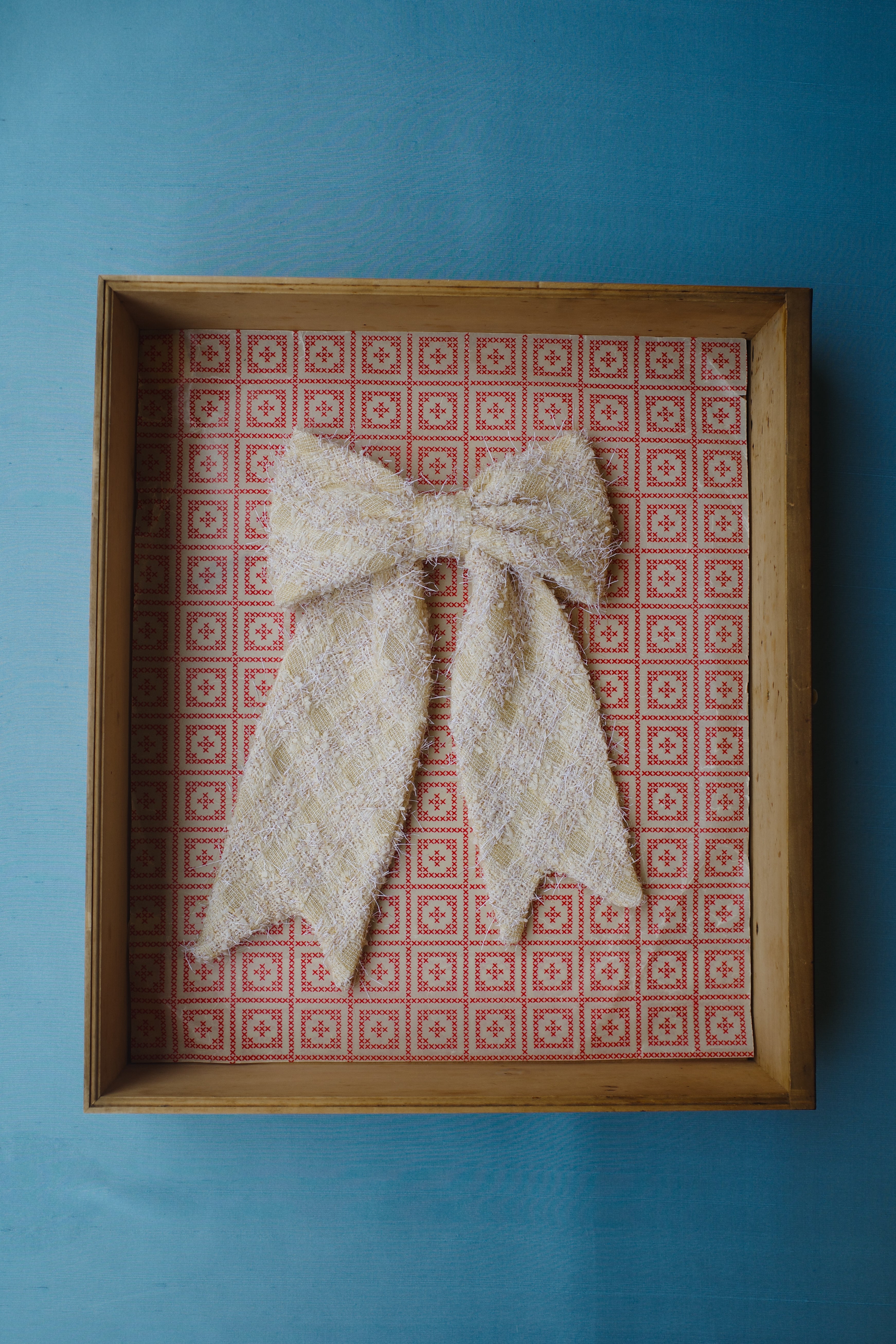 Caro Silk Bow Barrette
