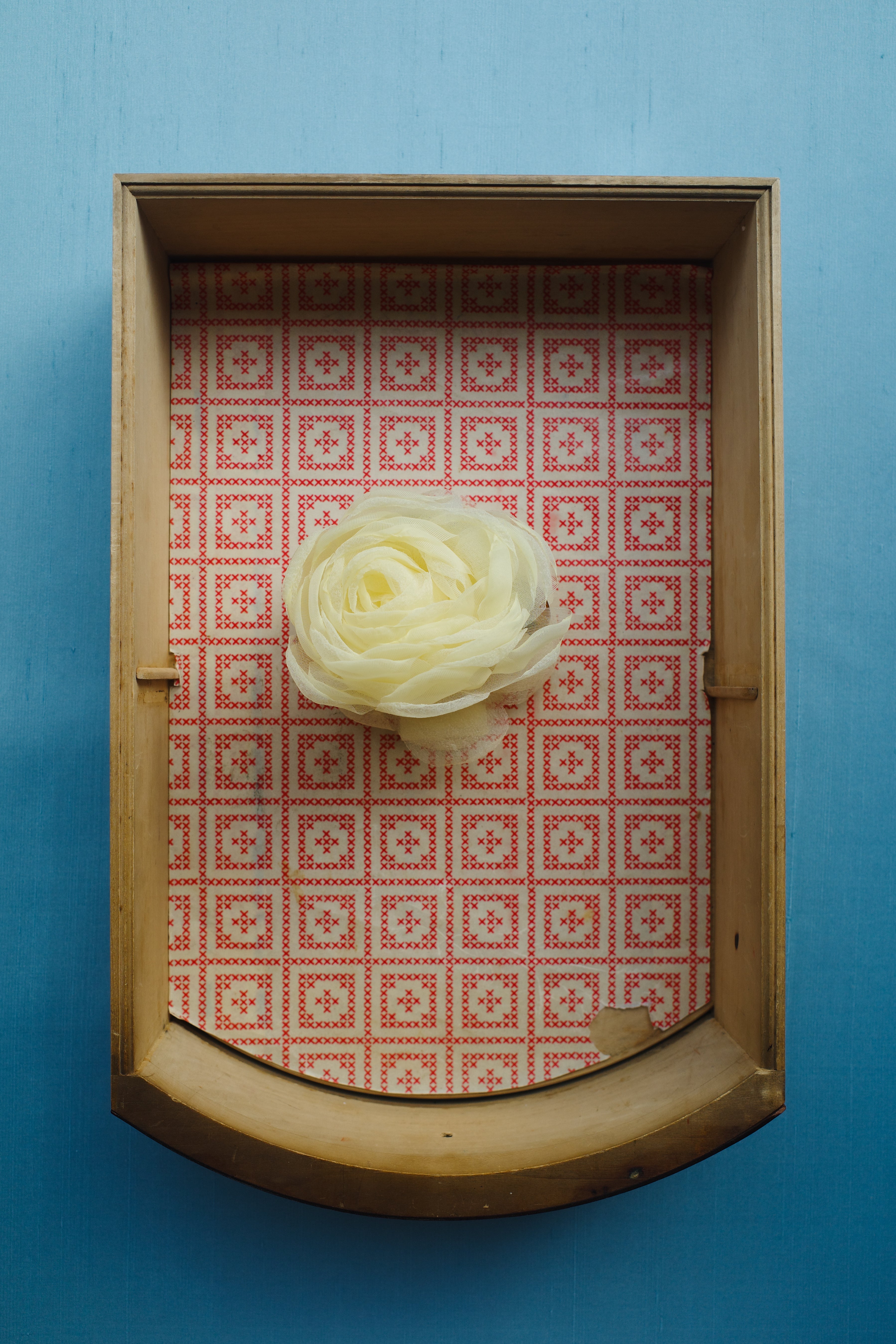 Tulle Rosie Hair Clip - Cream Yellow