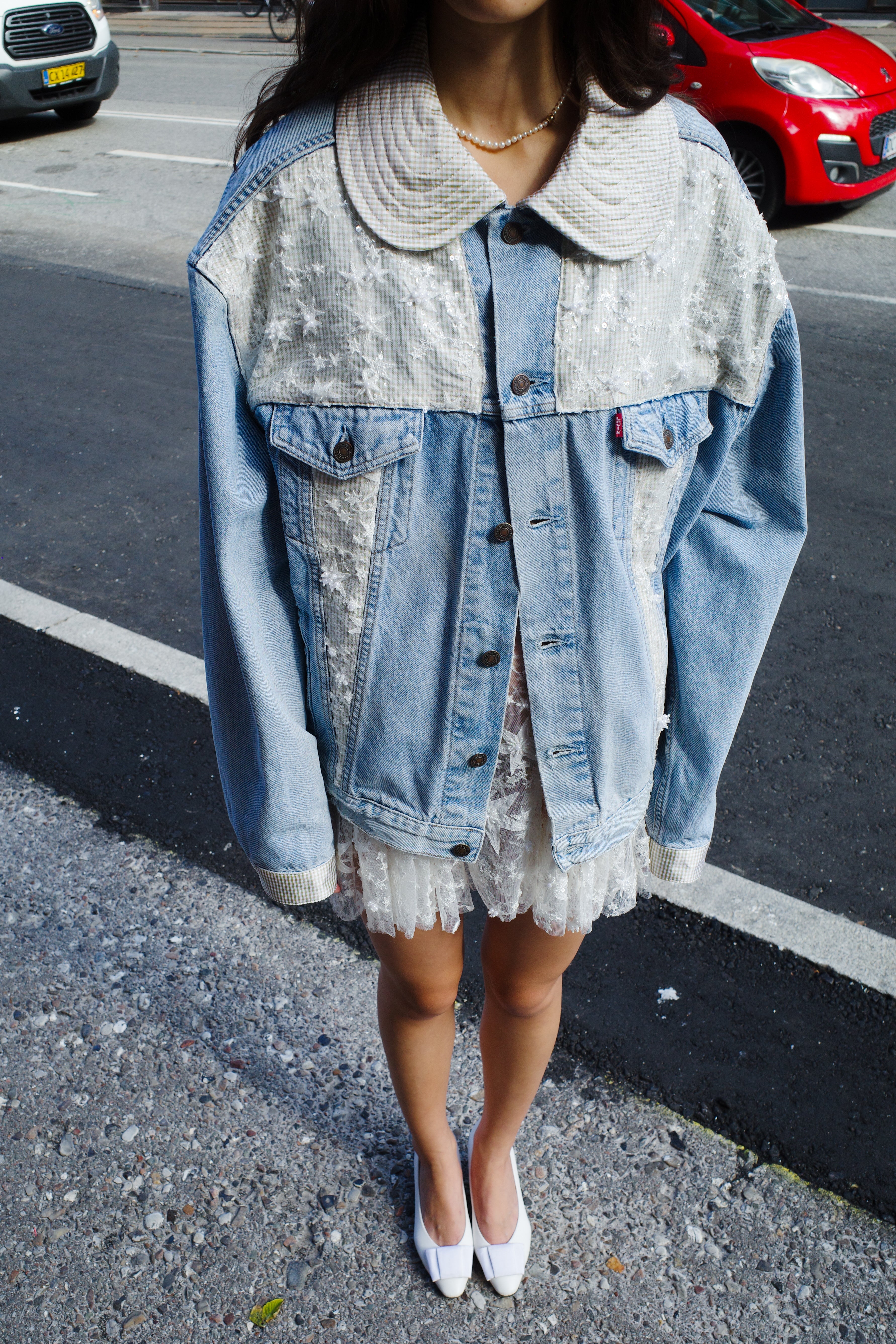 Upcycled Denim Jacket - One of a kind