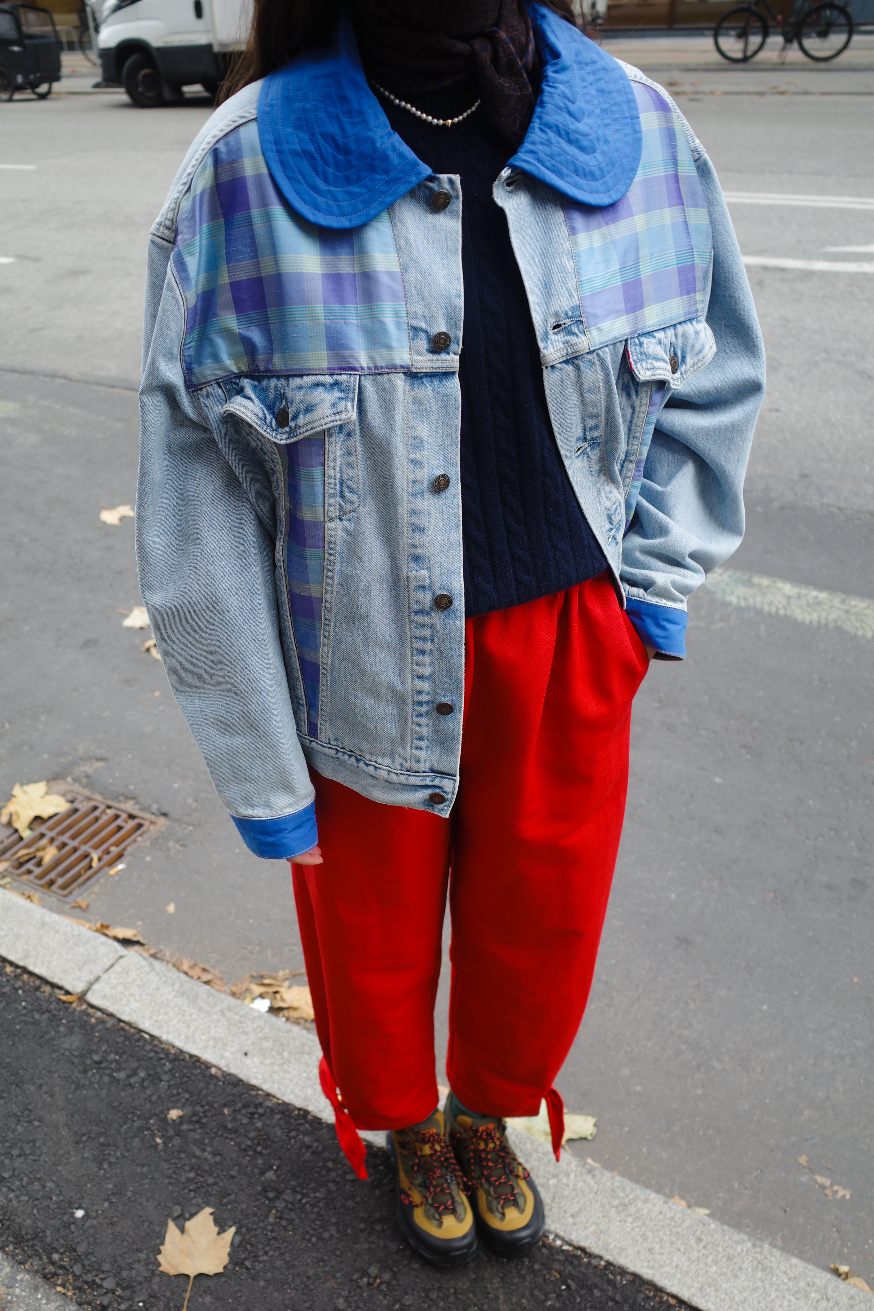 Upcycled Denim Jacket - One of a kind