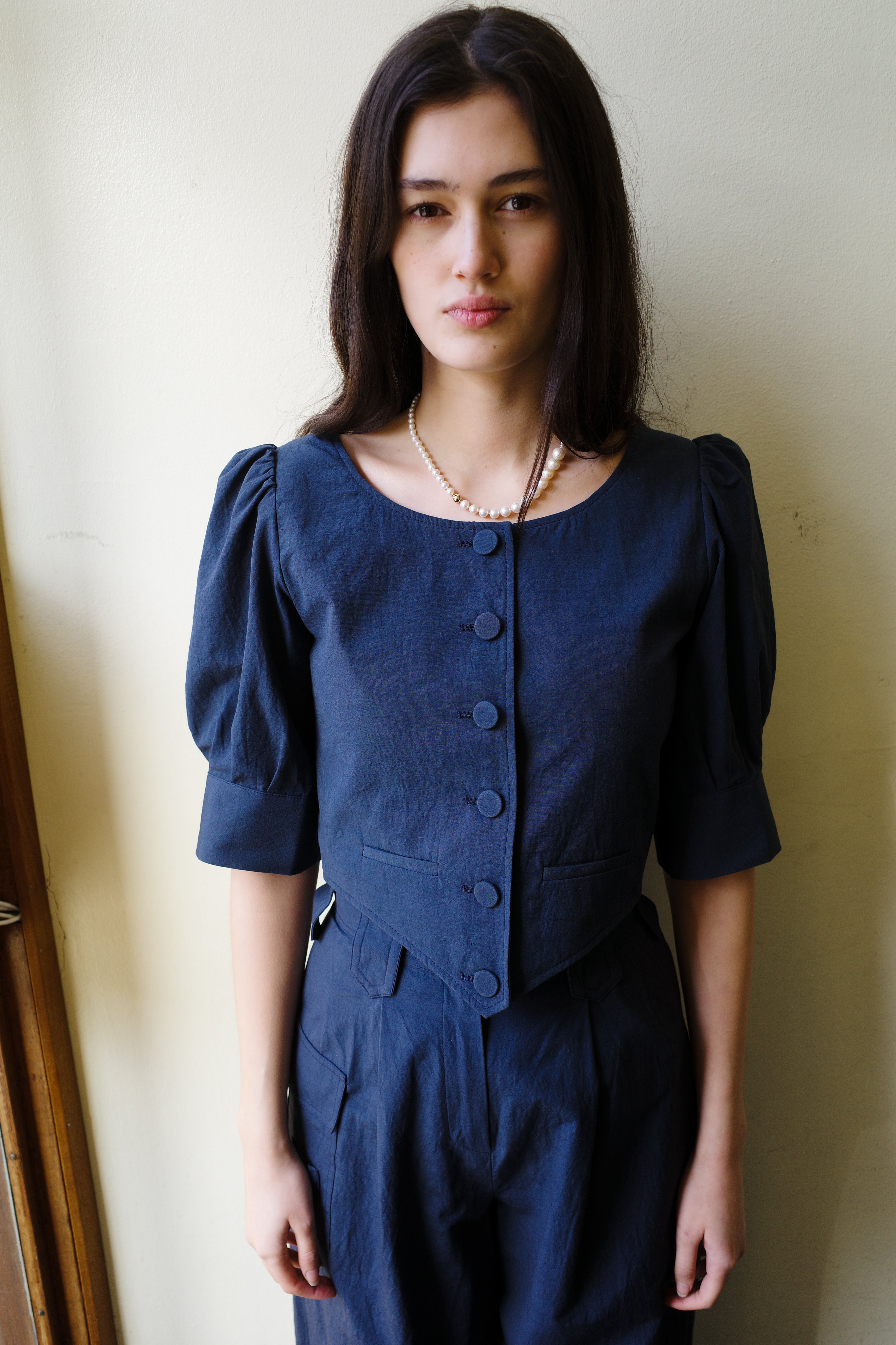Laura Blouse - Navy