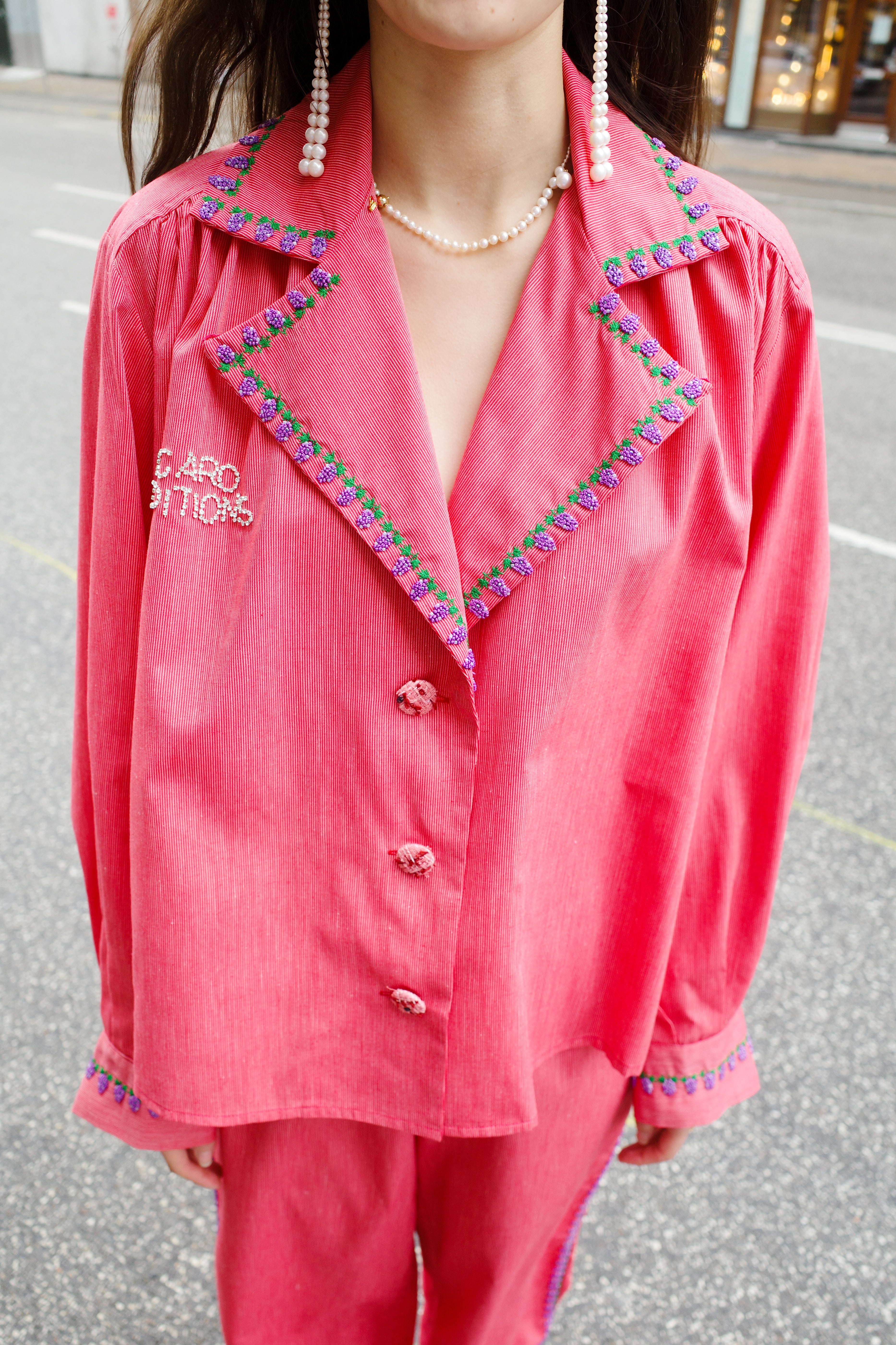 Bonsai Shirt - red stripe