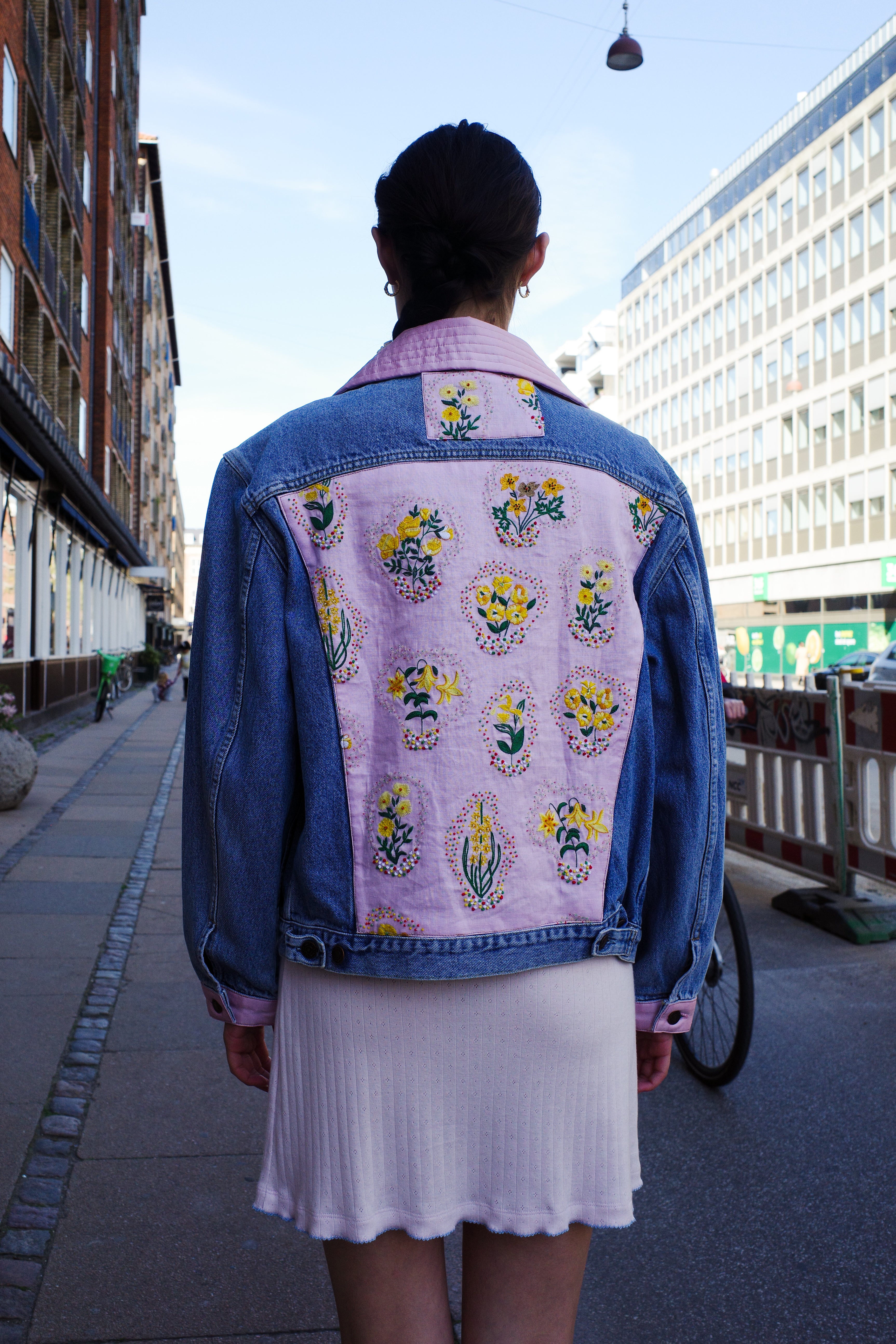 Upcycled Denim Jacket - One of a kind