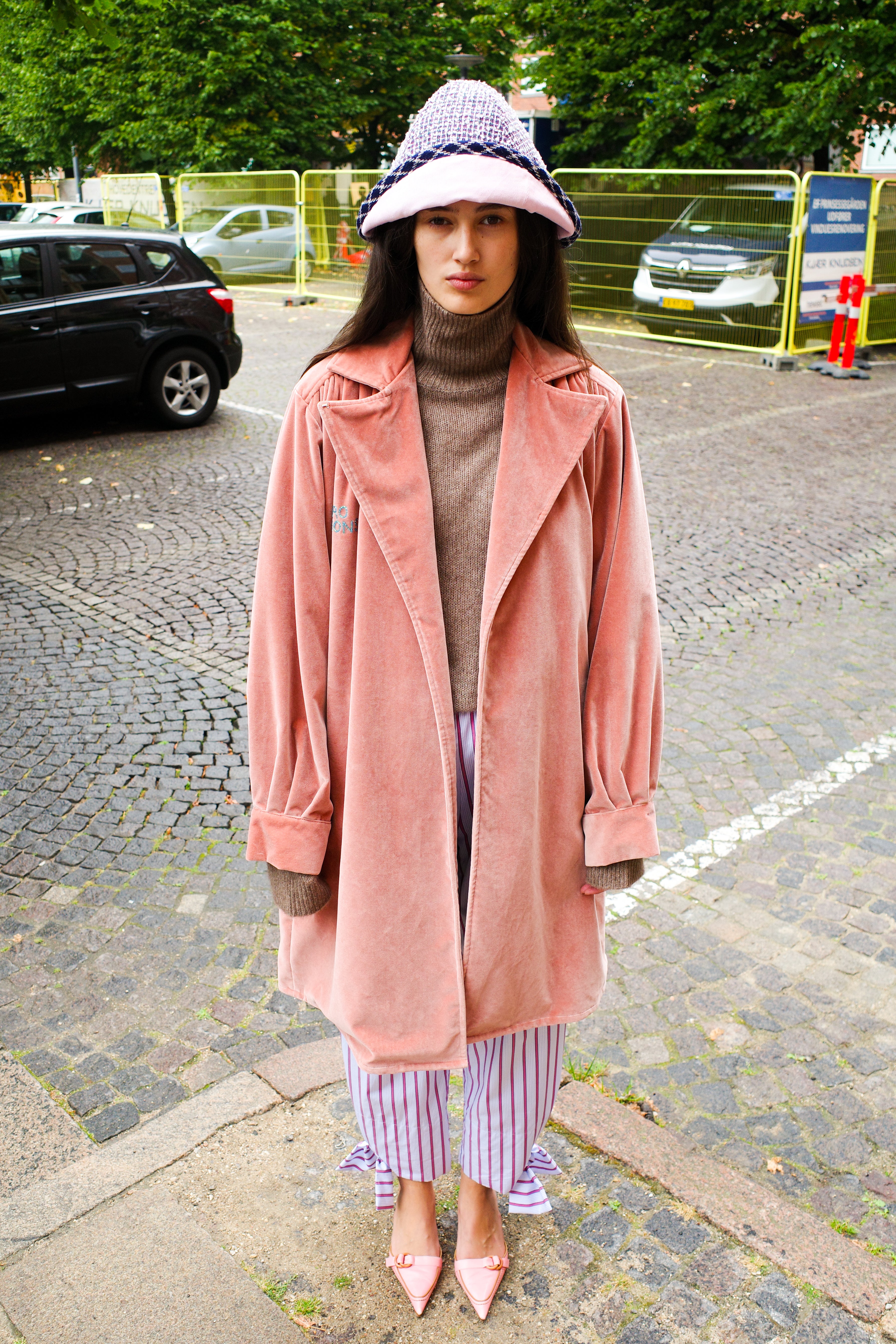 Gaia Coat - pale pink