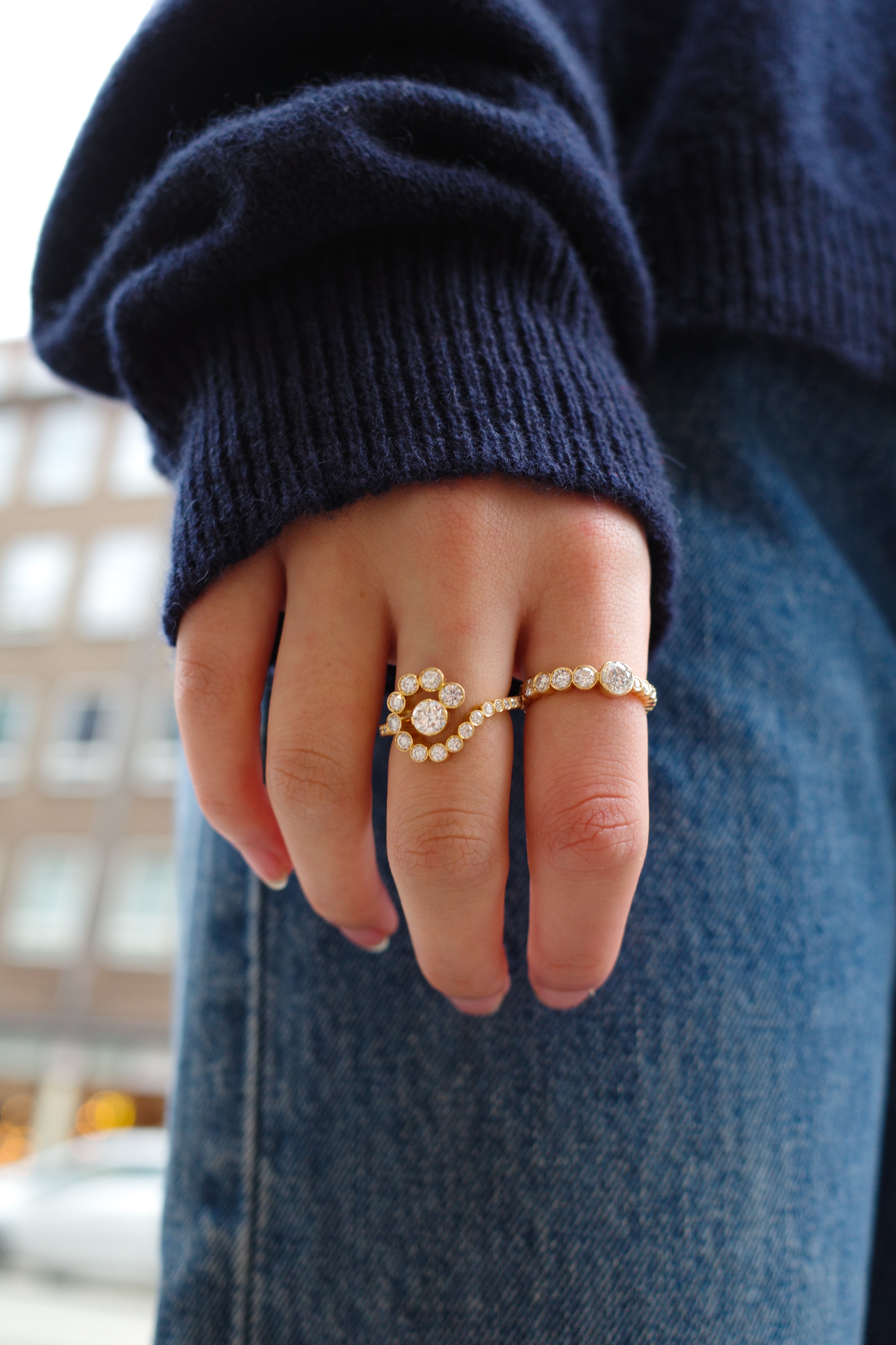 Escargot de Diamant Ring