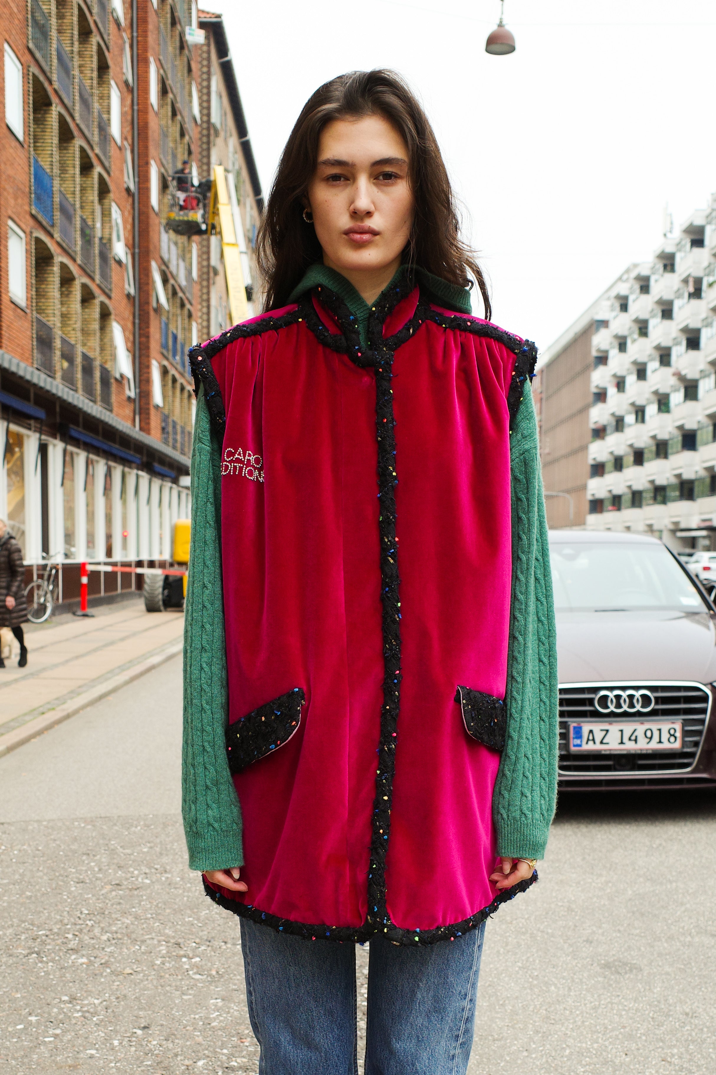 Gaia Vest - Tiger Embroidery