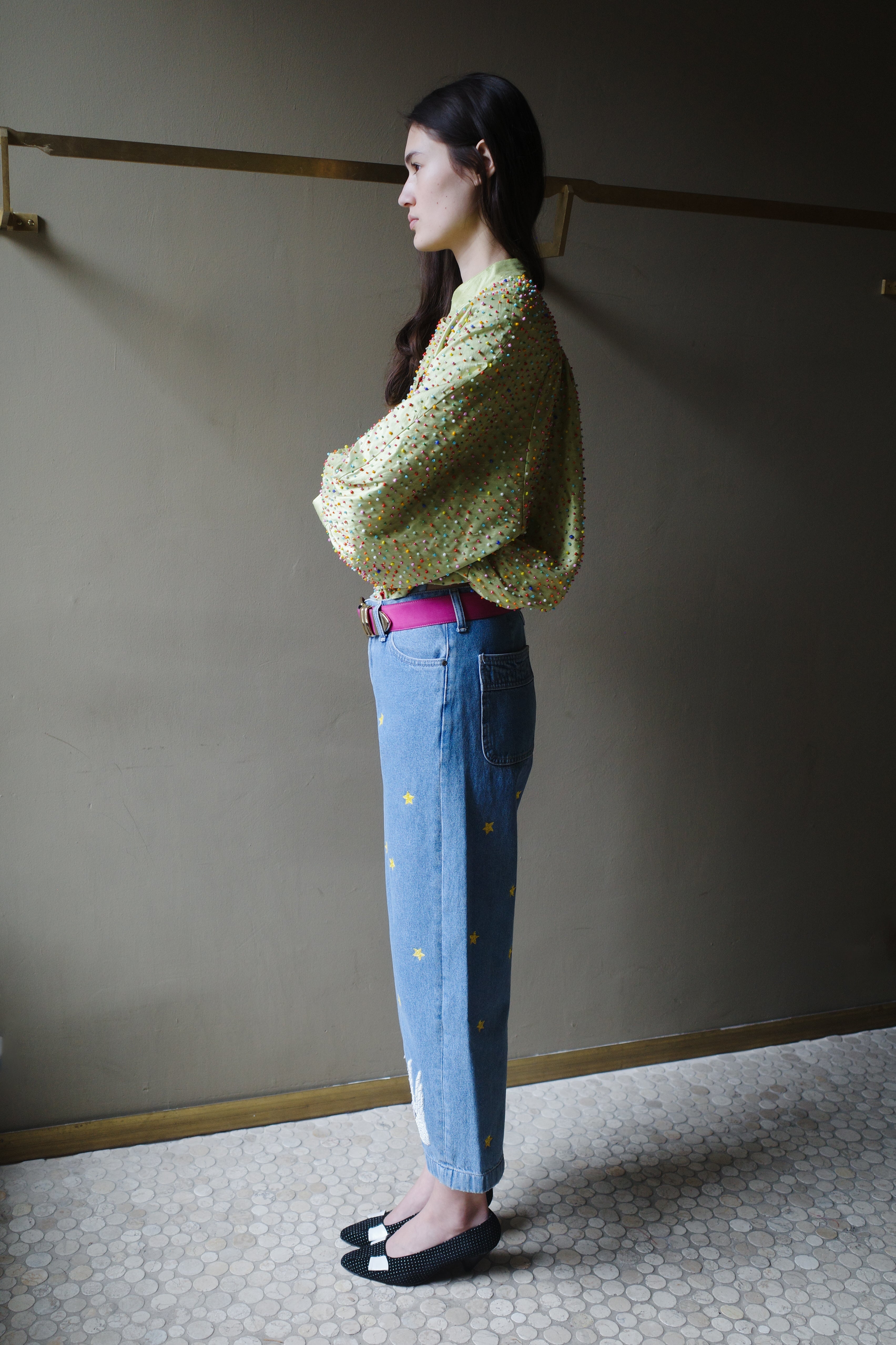 Upcycled denim jeans - One of a kind