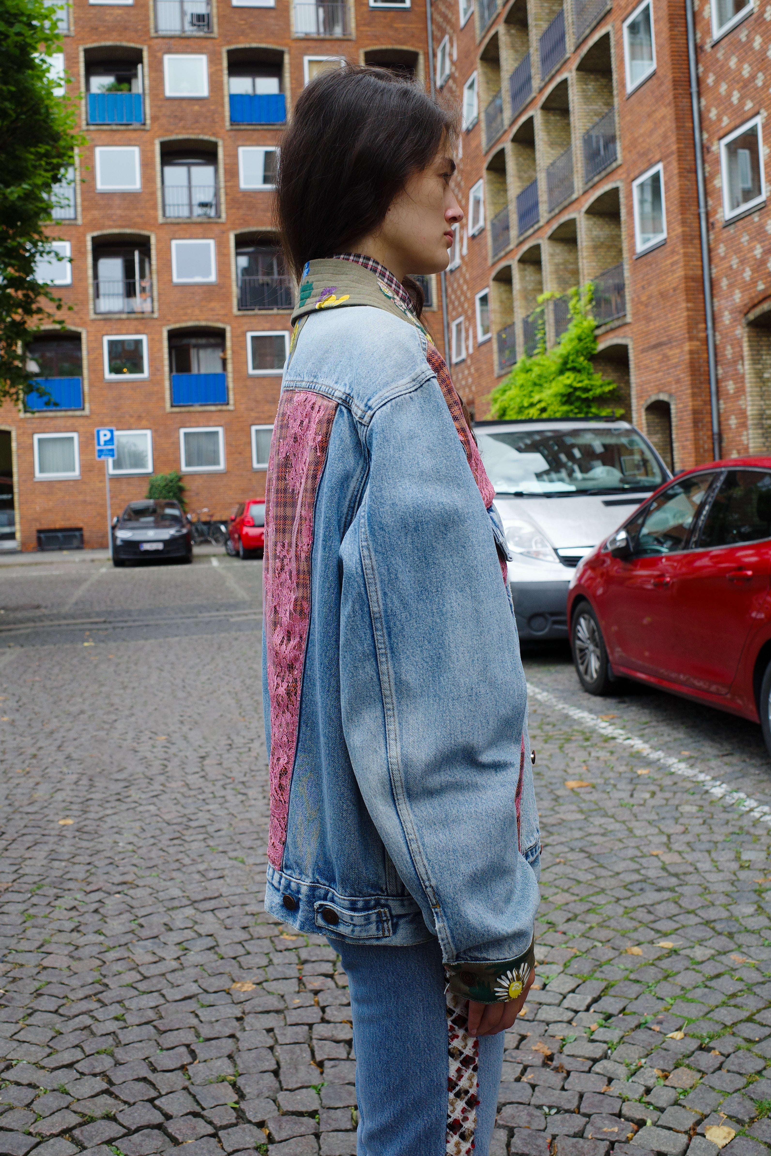 Upcycled Denim Jacket - One of a kind