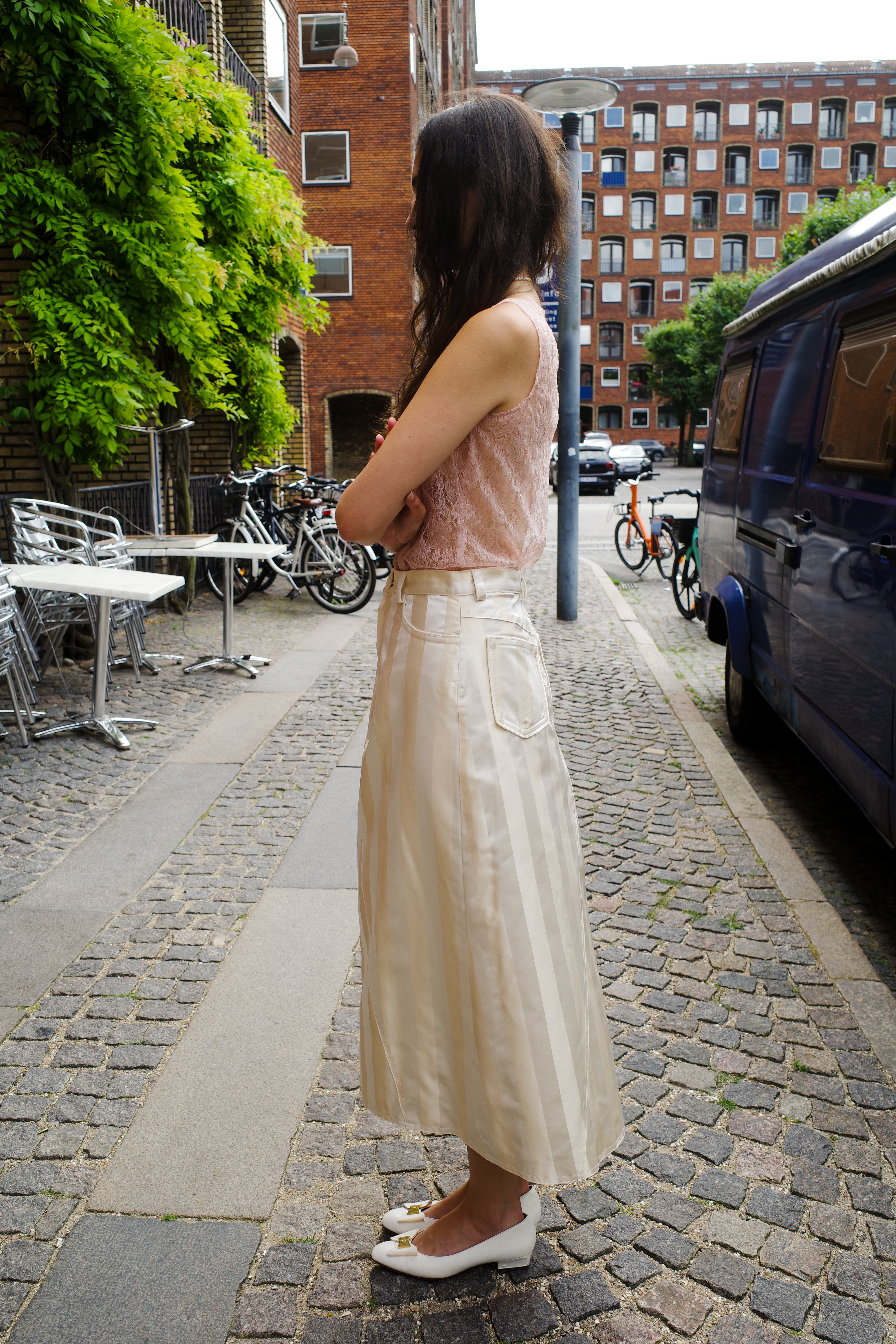 Nunu long skirt silk