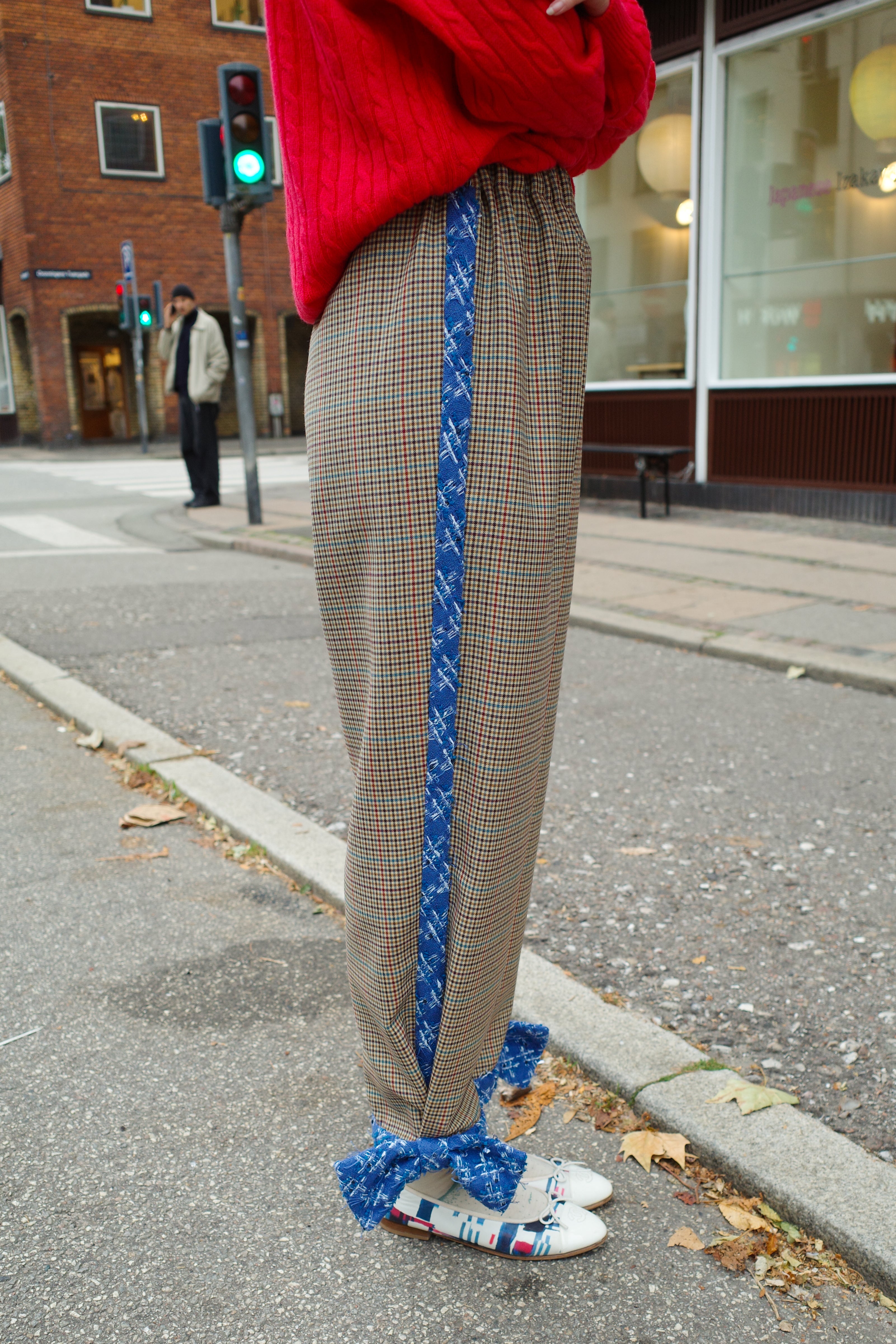 Coco pants - Blue Edges one-of-kind