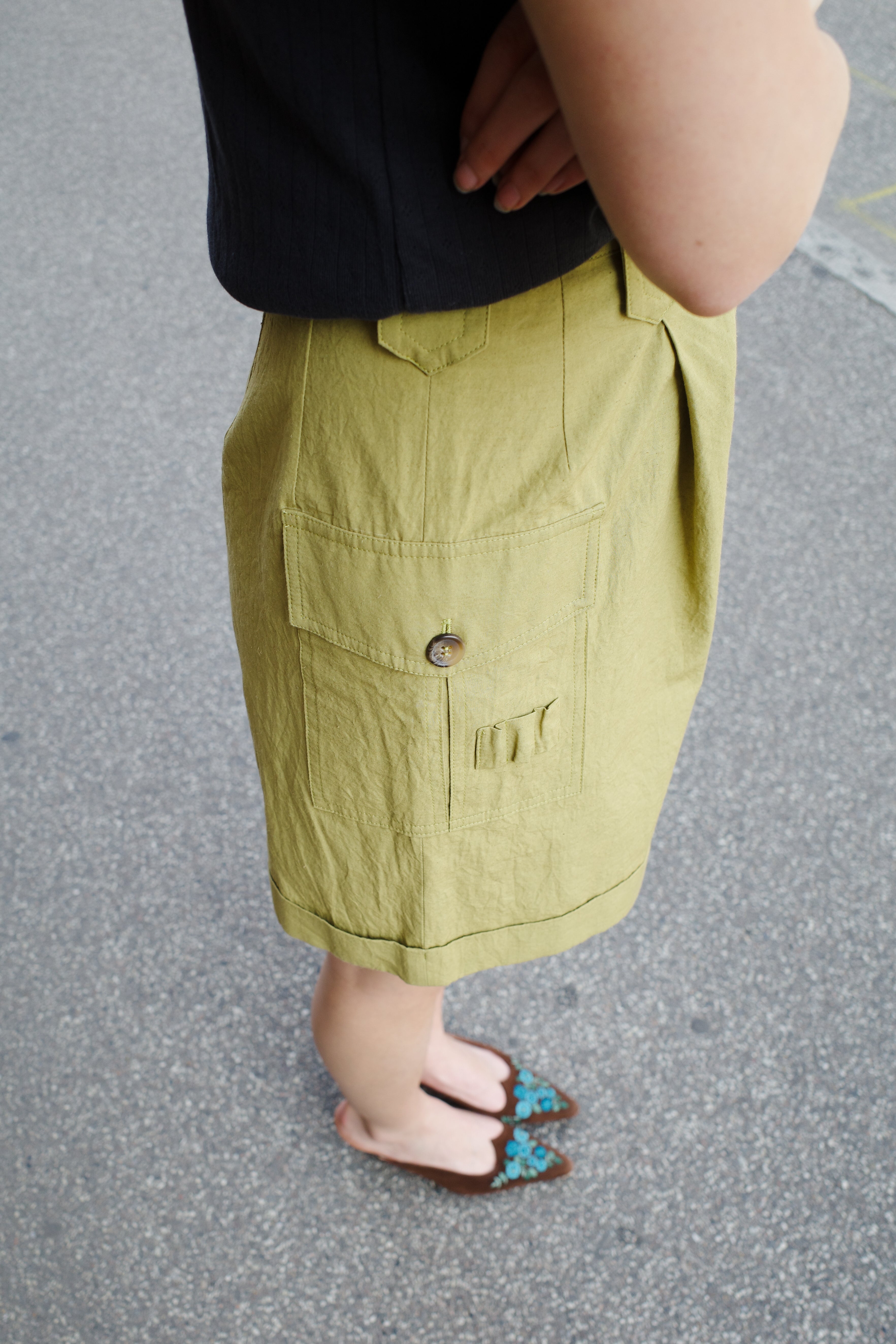 Beatrice Shorts - olive
