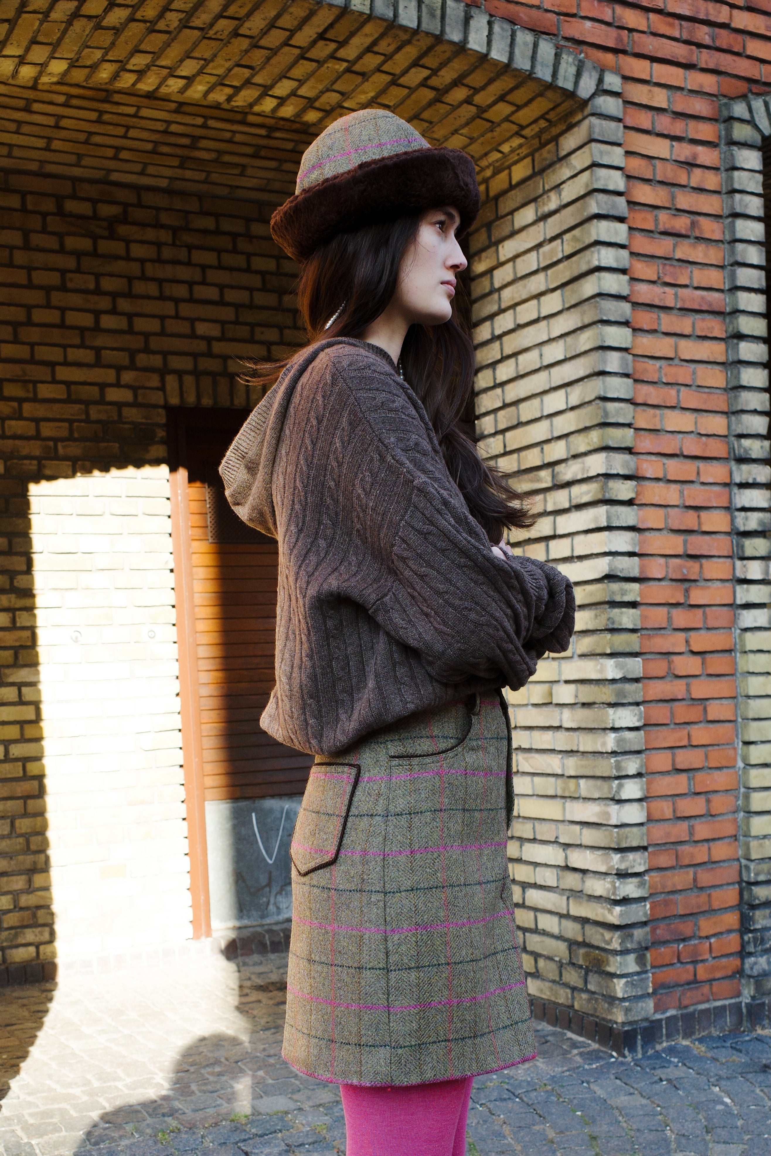 Nunu skirt - pink stripe