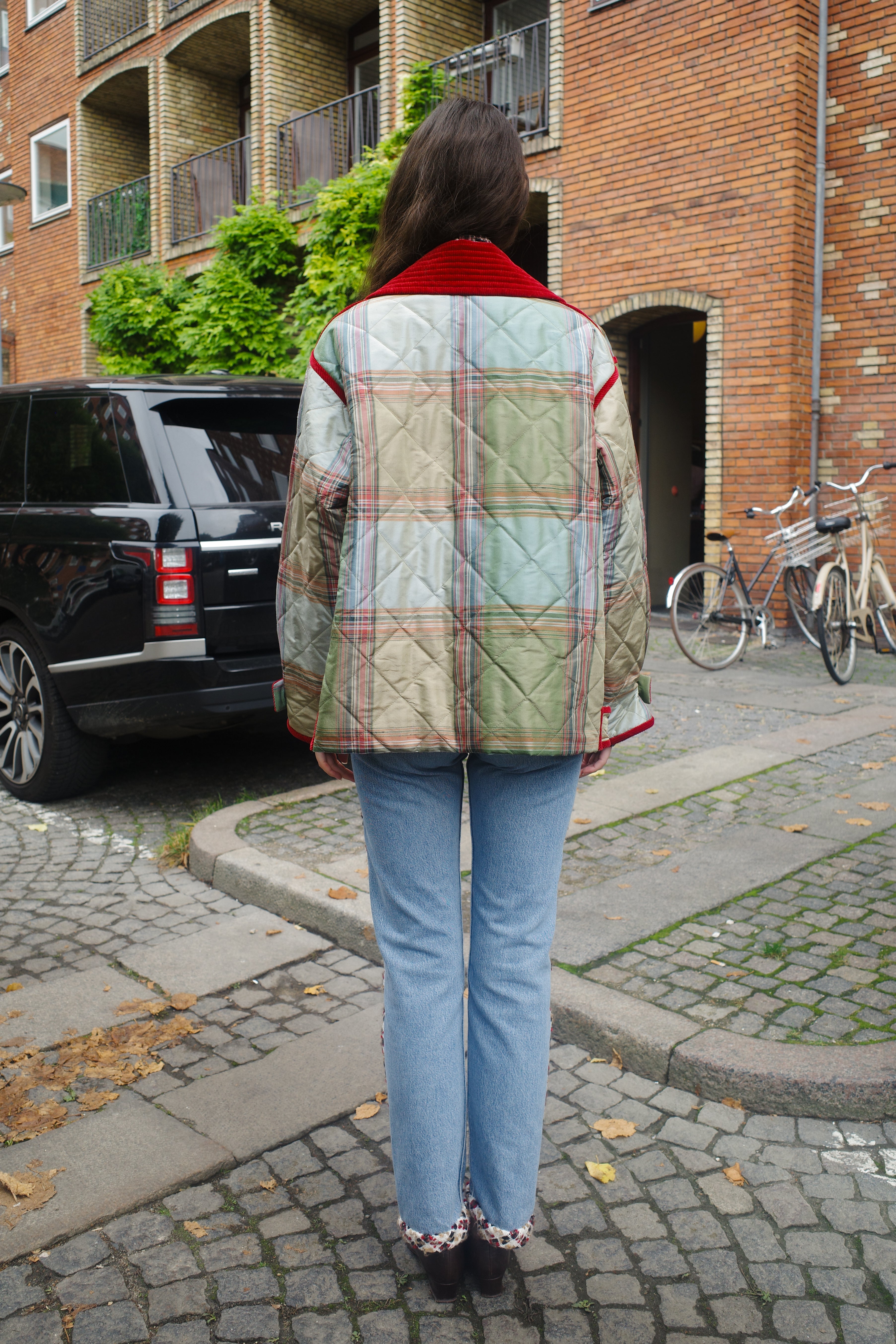 Harriet quilted silk jacket