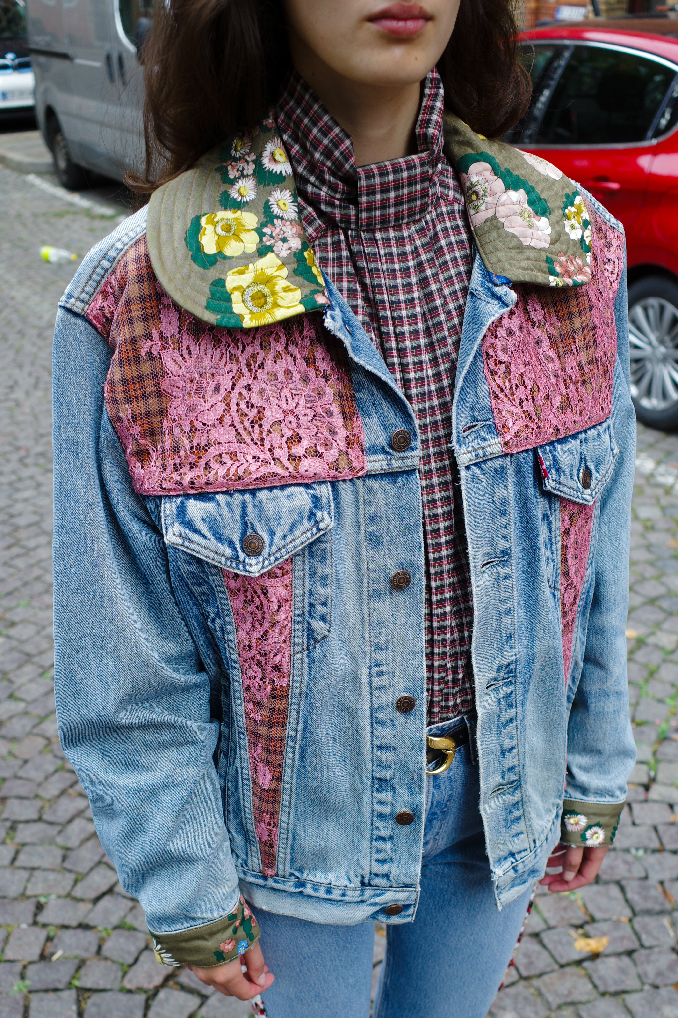 Upcycled Denim Jacket - One of a kind